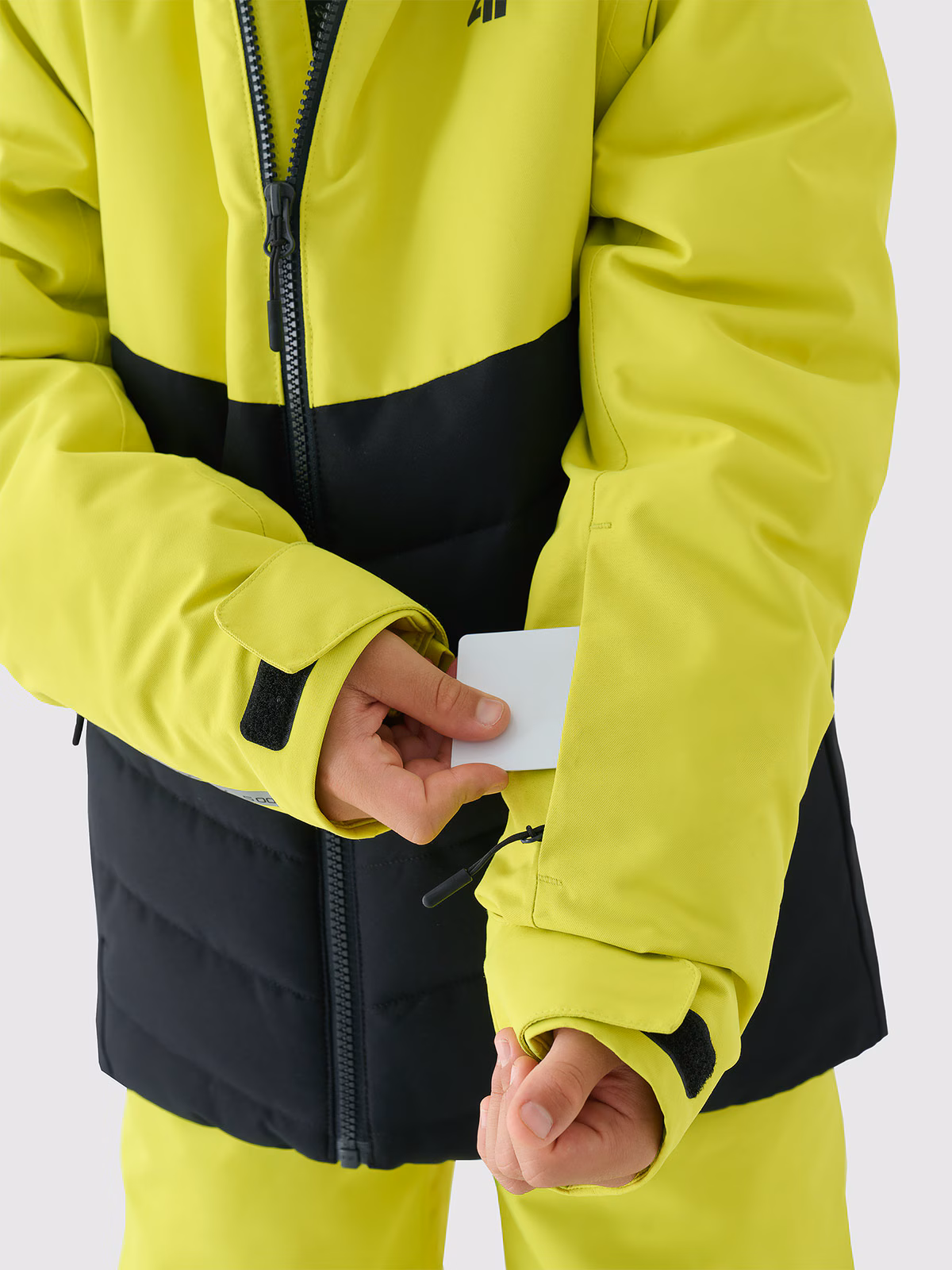 Kurtka narciarska membrana 5000 chłopięca - zielona