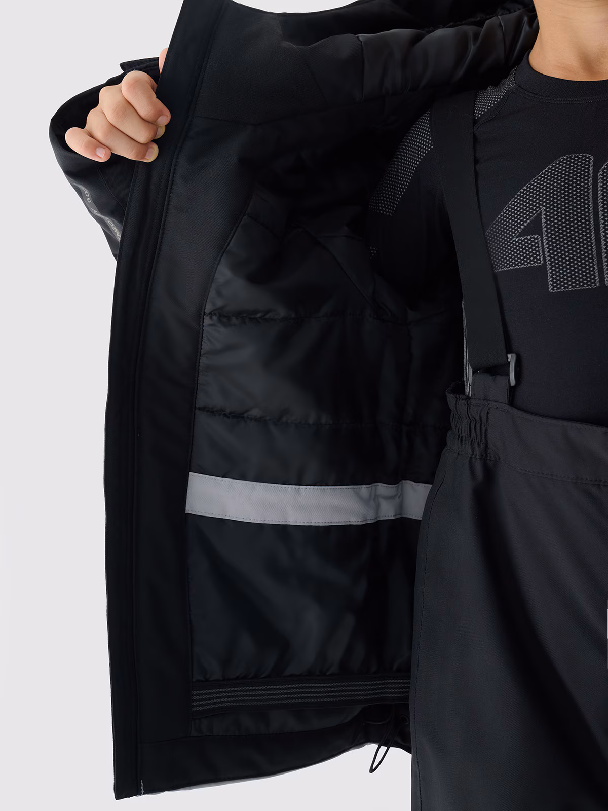 Kurtka narciarska membrana 5000 chłopięca - czerwona