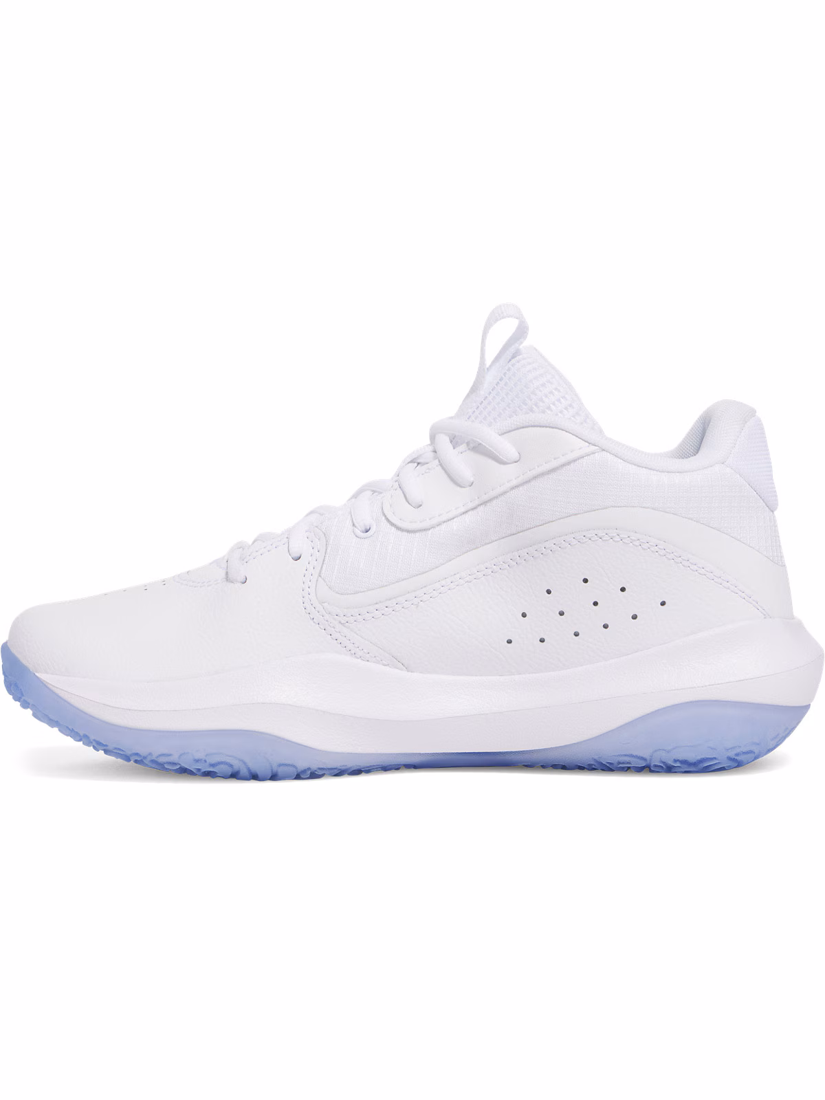 Buty do koszykówki uniseks Under Armour UA Lockdown 7 - białe