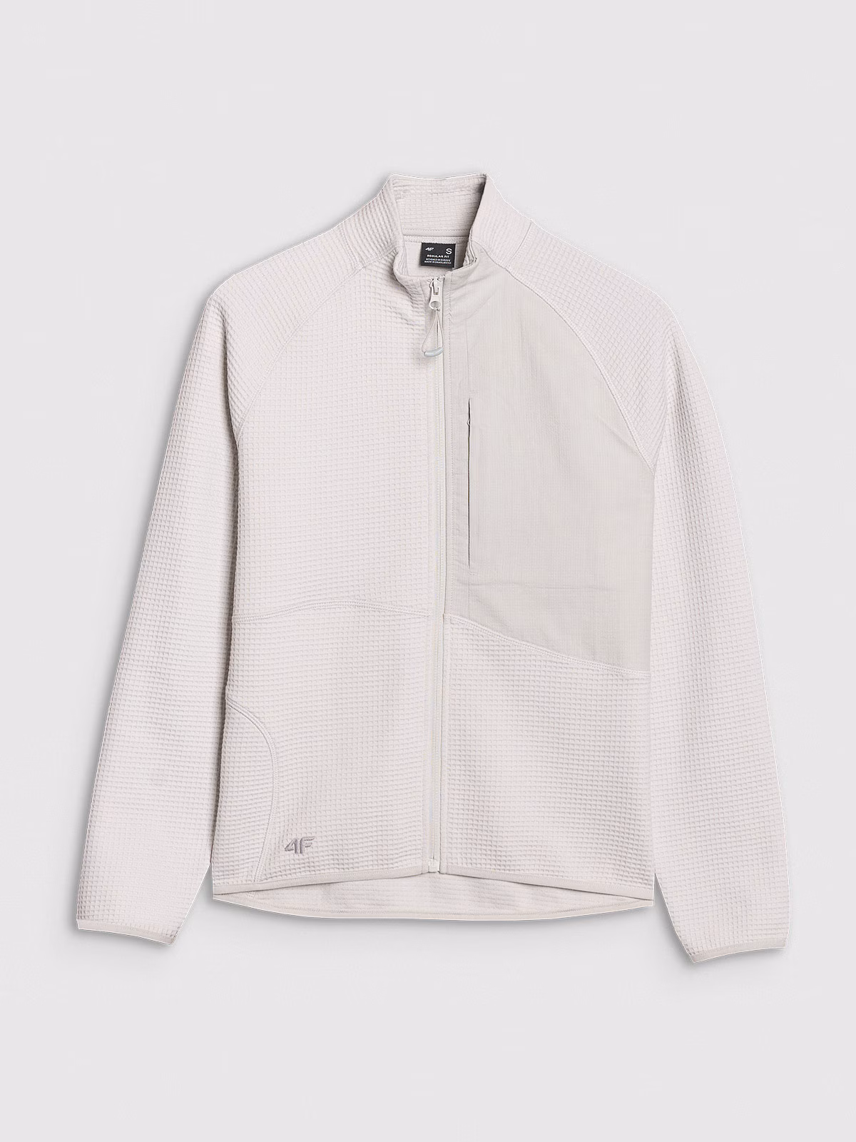 Bluza dresowa rozpinana bez kaptura damska - szara