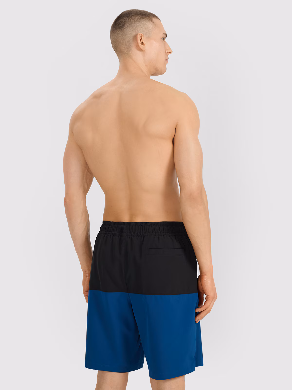 Spodenki plażowe męskie - niebieskie