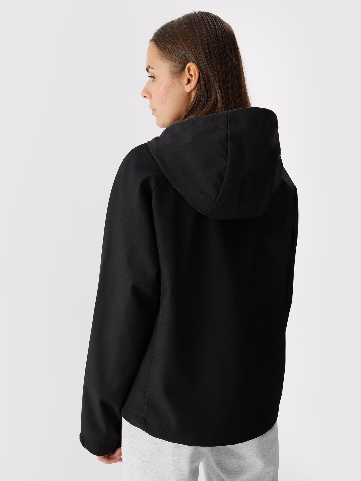 Kurtka softshell wiatroodporna membrana 5000 damska - jasny fiolet