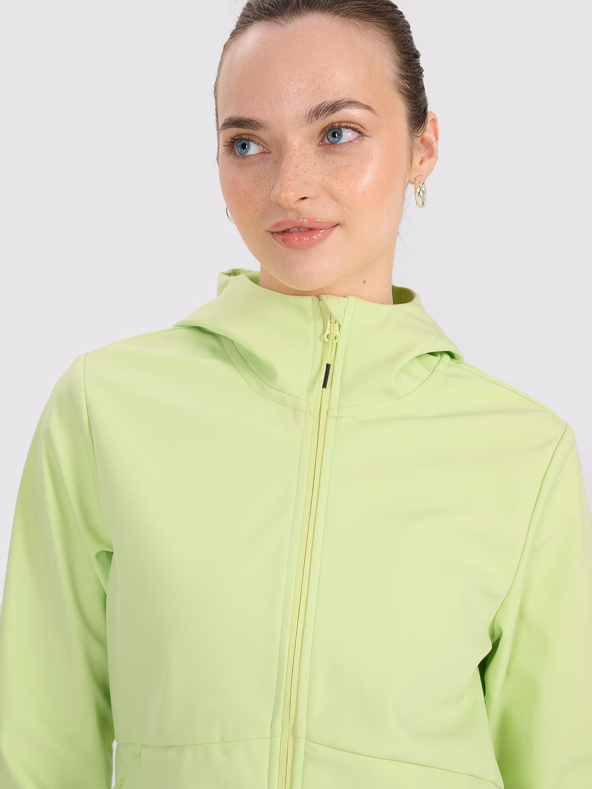 Kurtka softshell wiatroodporna membrana 5000 damska - czarna