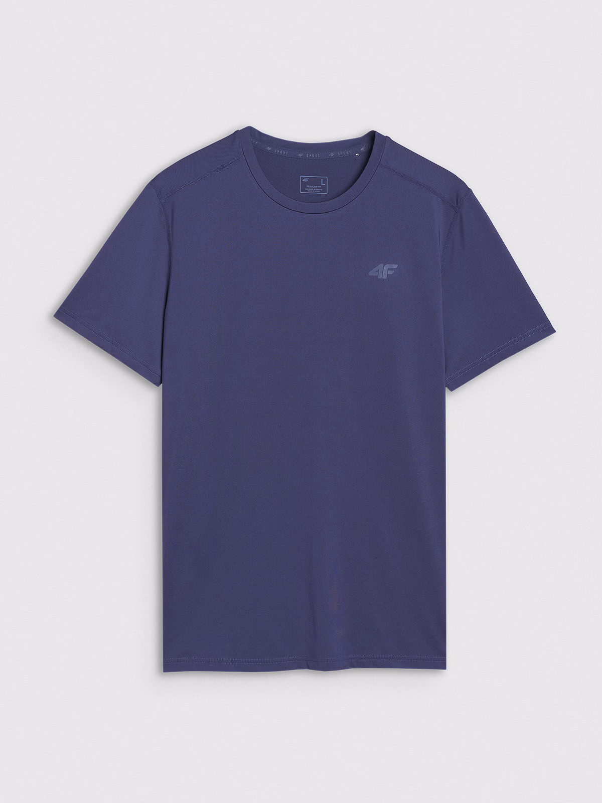 Koszulka treningowa szybkoschnąca męska - granatowa