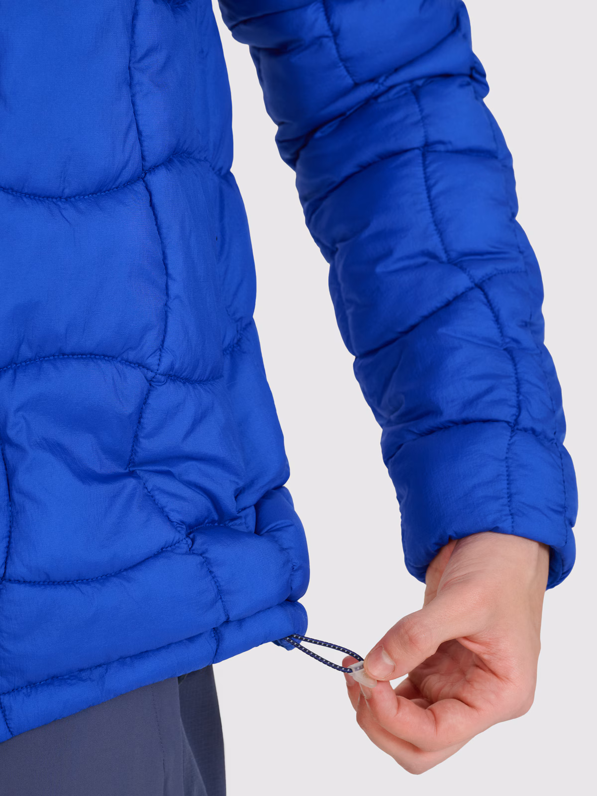 Kurtka puchowa trekkingowa z wypełnieniem Primaloft Silver męska - niebieska