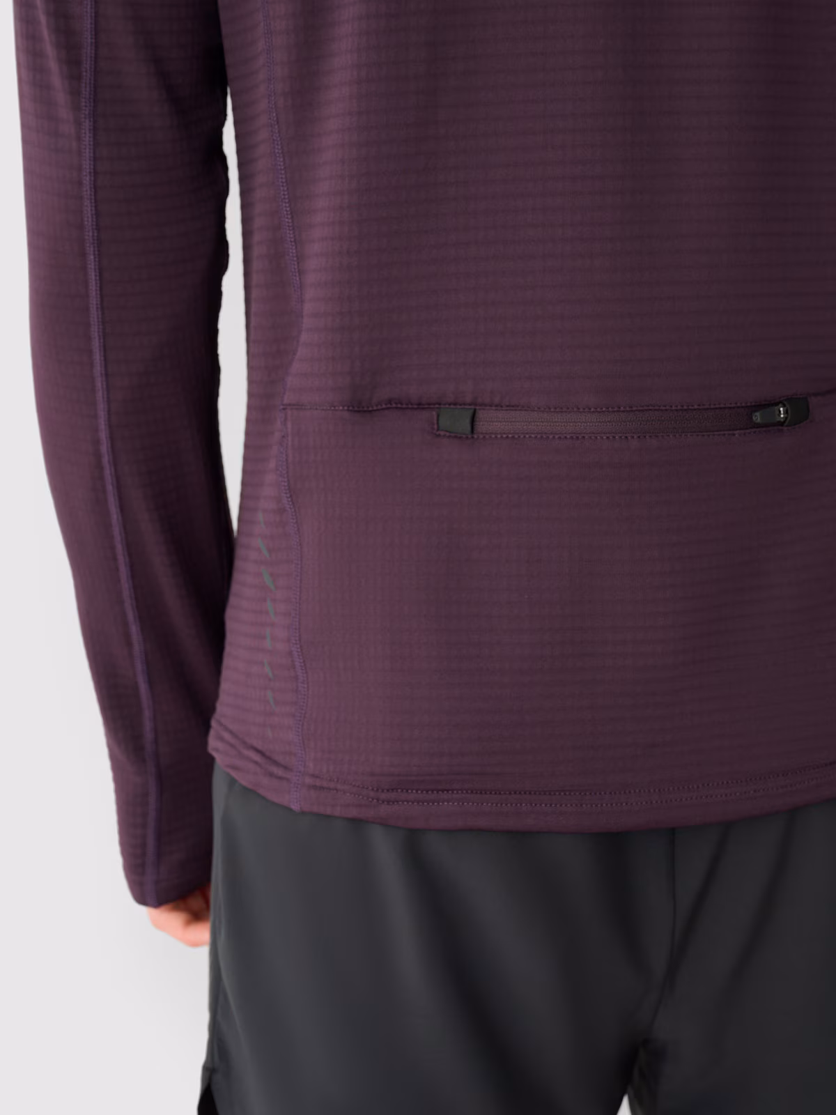 Bluza do biegania szybkoschnąca męska - fioletowa