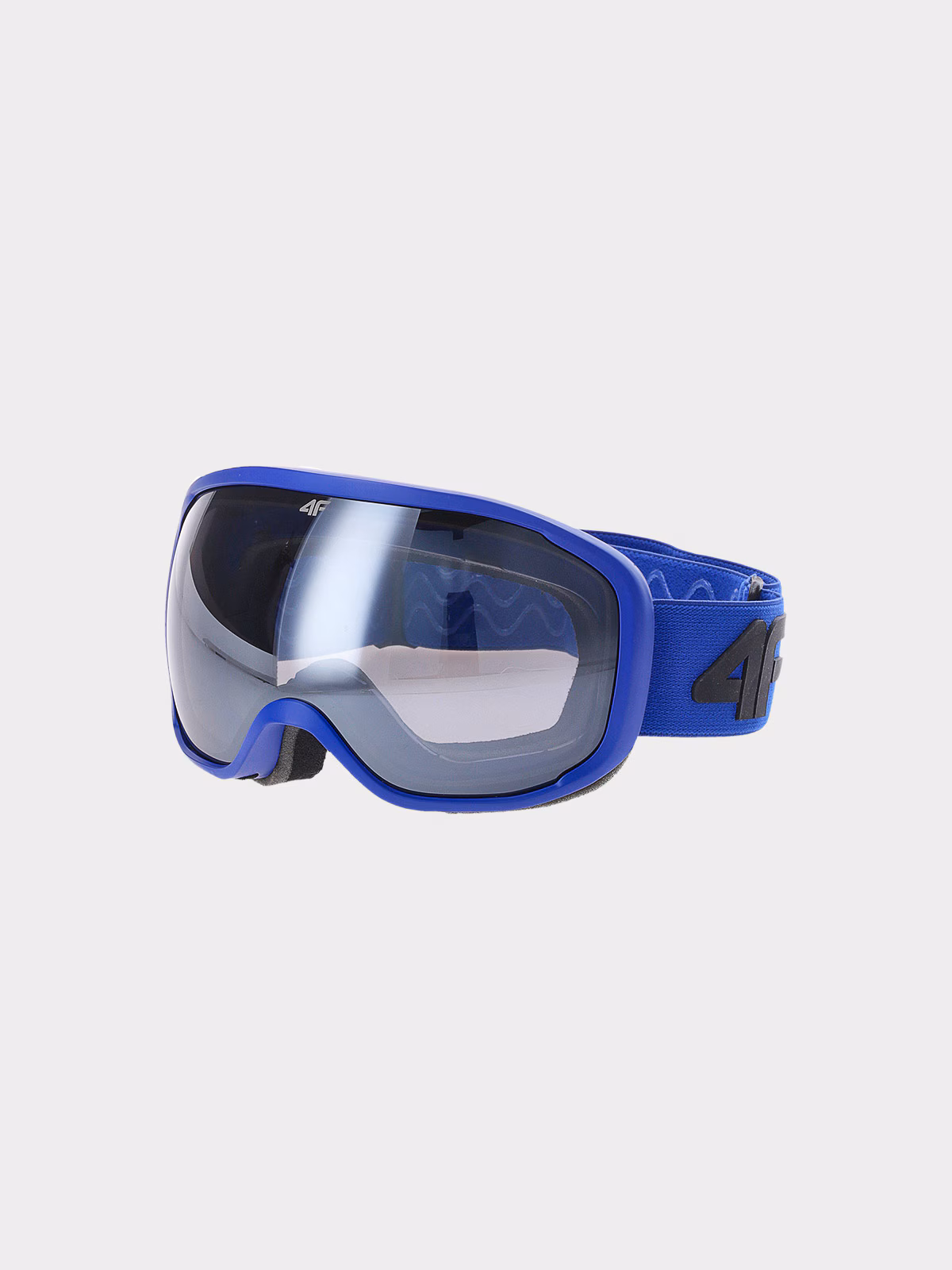 Gogle narciarskie z lustrzaną powłoką dziecięce - fioletowe