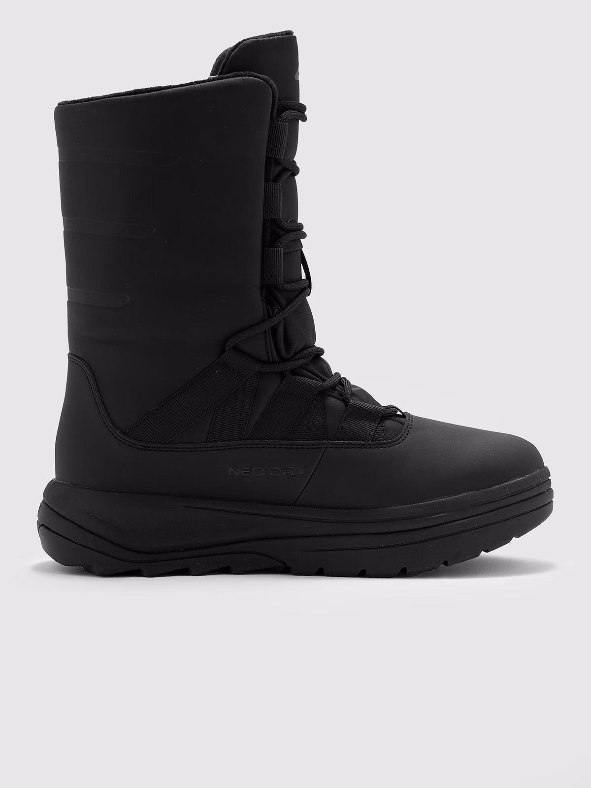 Buty zimowe śniegowce INUA z ociepliną Primaloft damskie - czarne