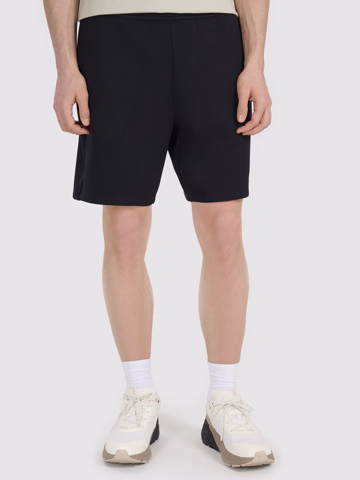 Spodenki dresowe męskie - czarne