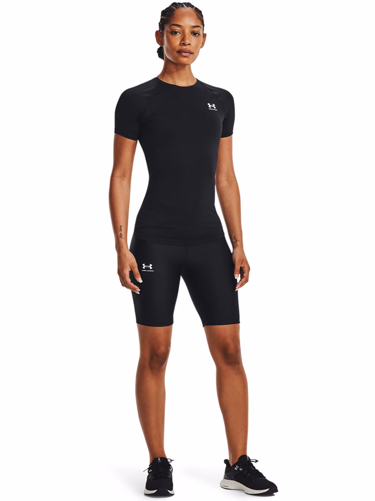 Spodenki treningowe damskie Under Armour UA HG Authentics Long Sts - czarne