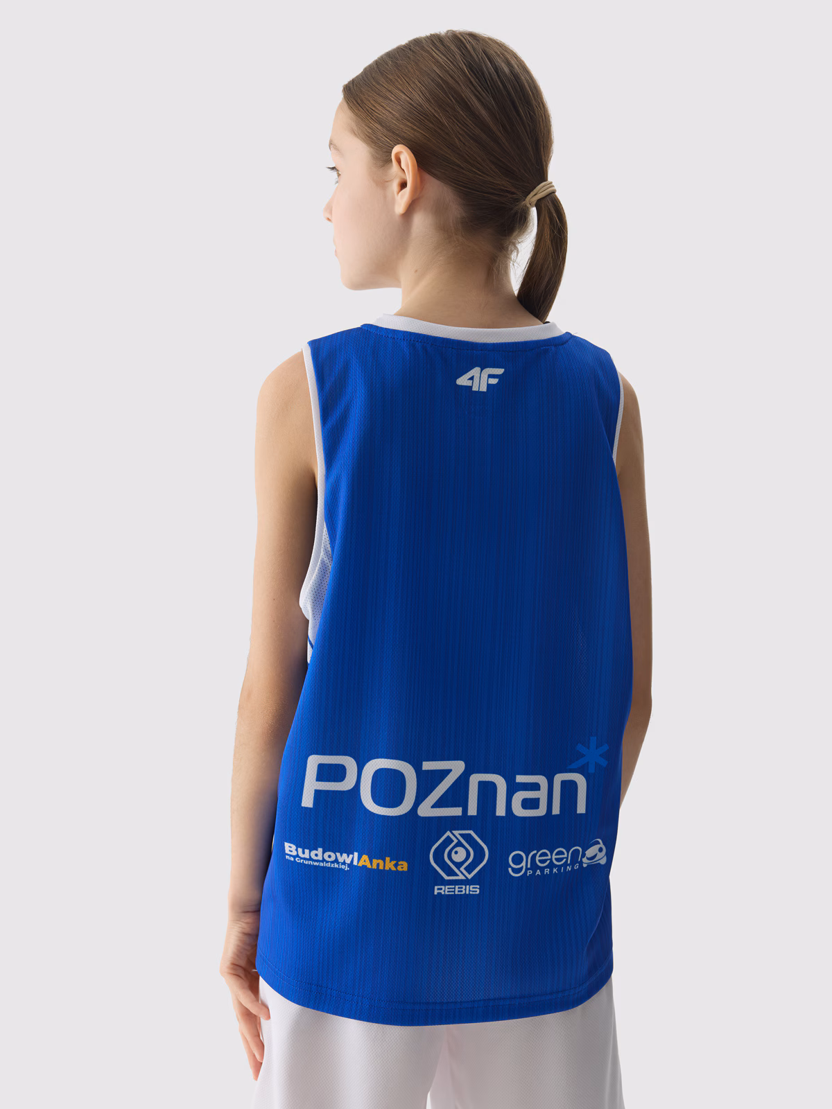 Tank top replika wyjazdowy z sezonu 2023/24 dziecięcy 4F Enea AZS Politechnika Poznań - multikolor