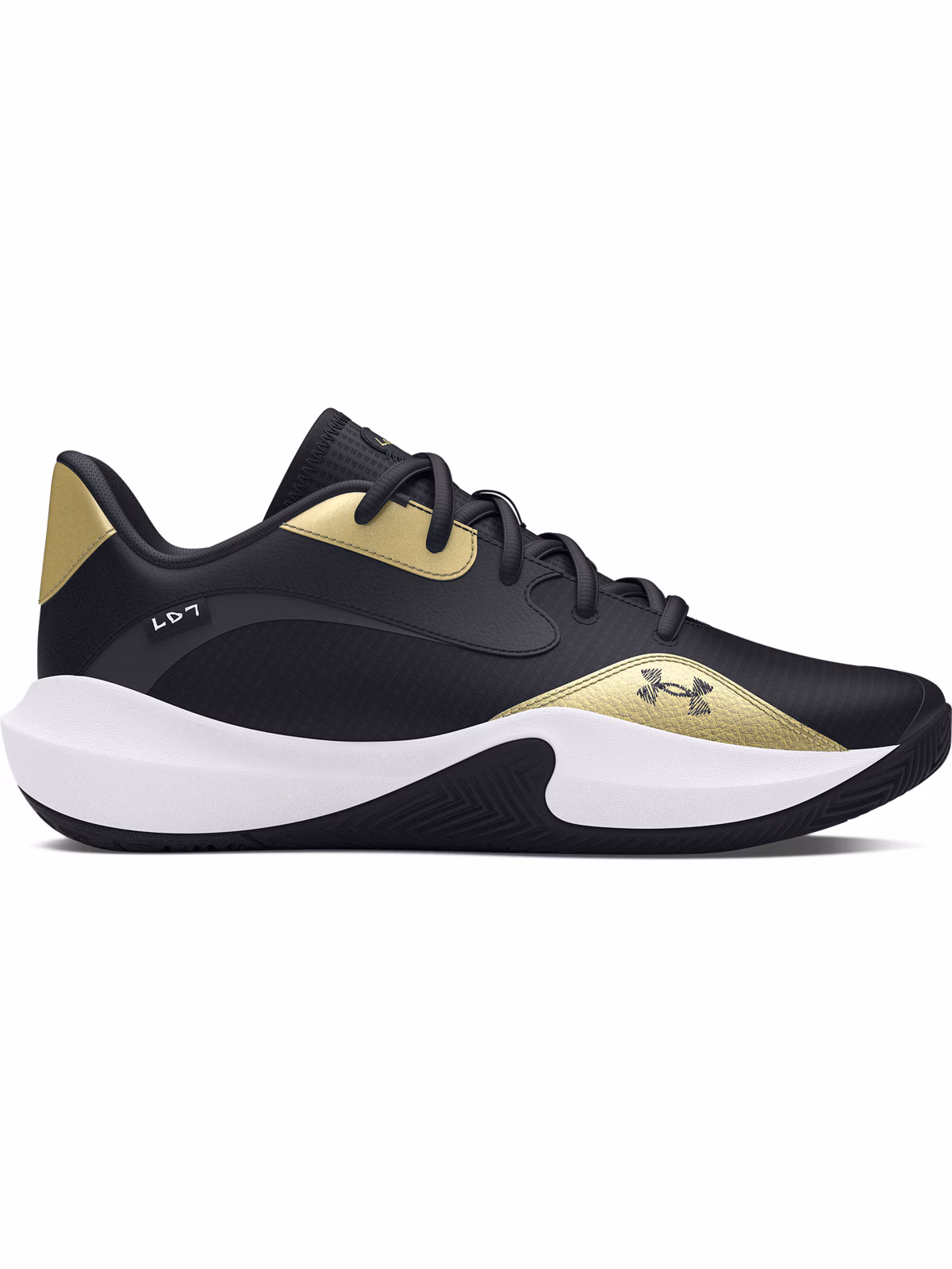 Buty do koszykówki uniseks Under Armour UA Lockdown 7 Low - niebieskie