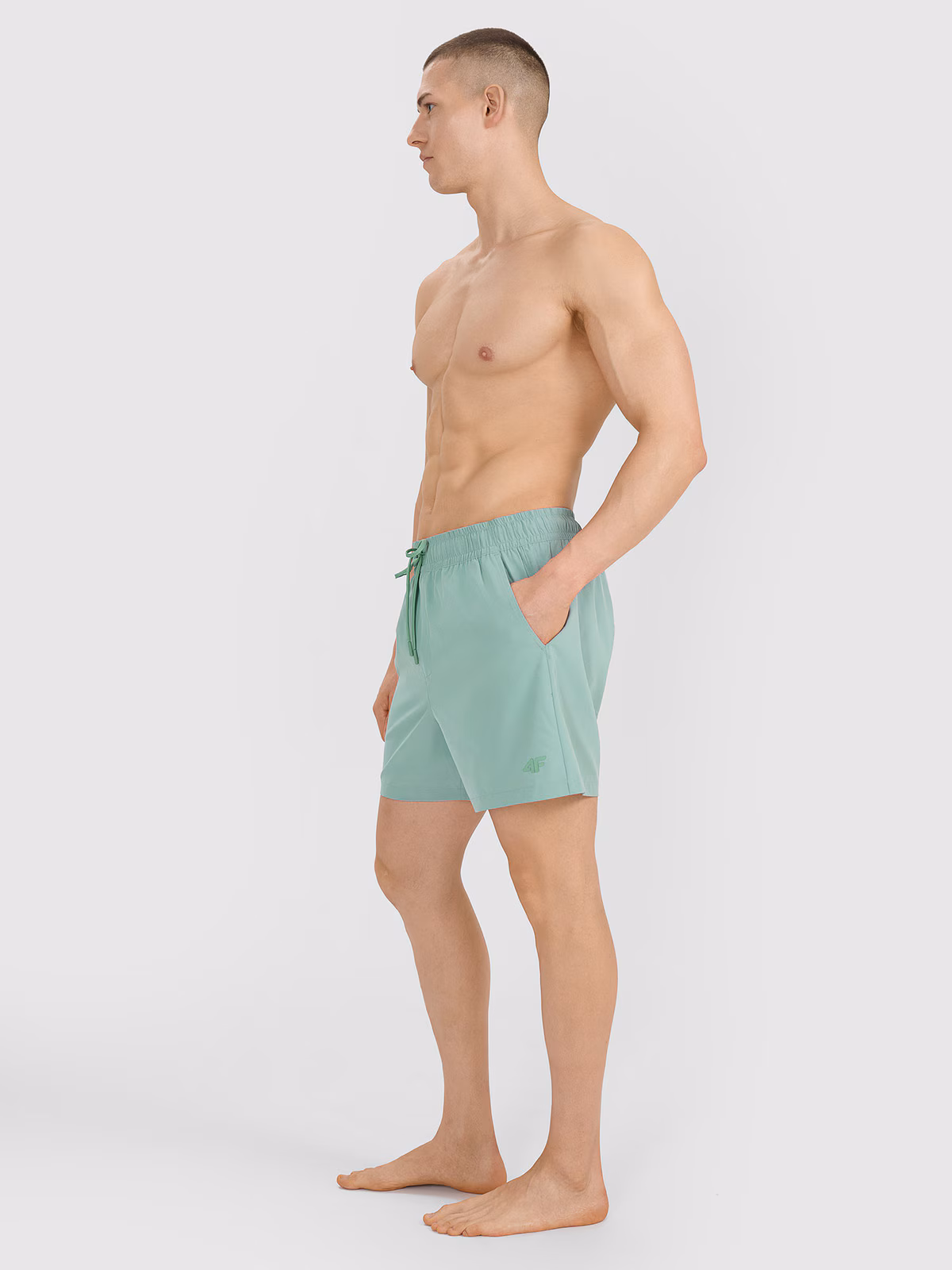 Spodenki plażowe męskie - czarne