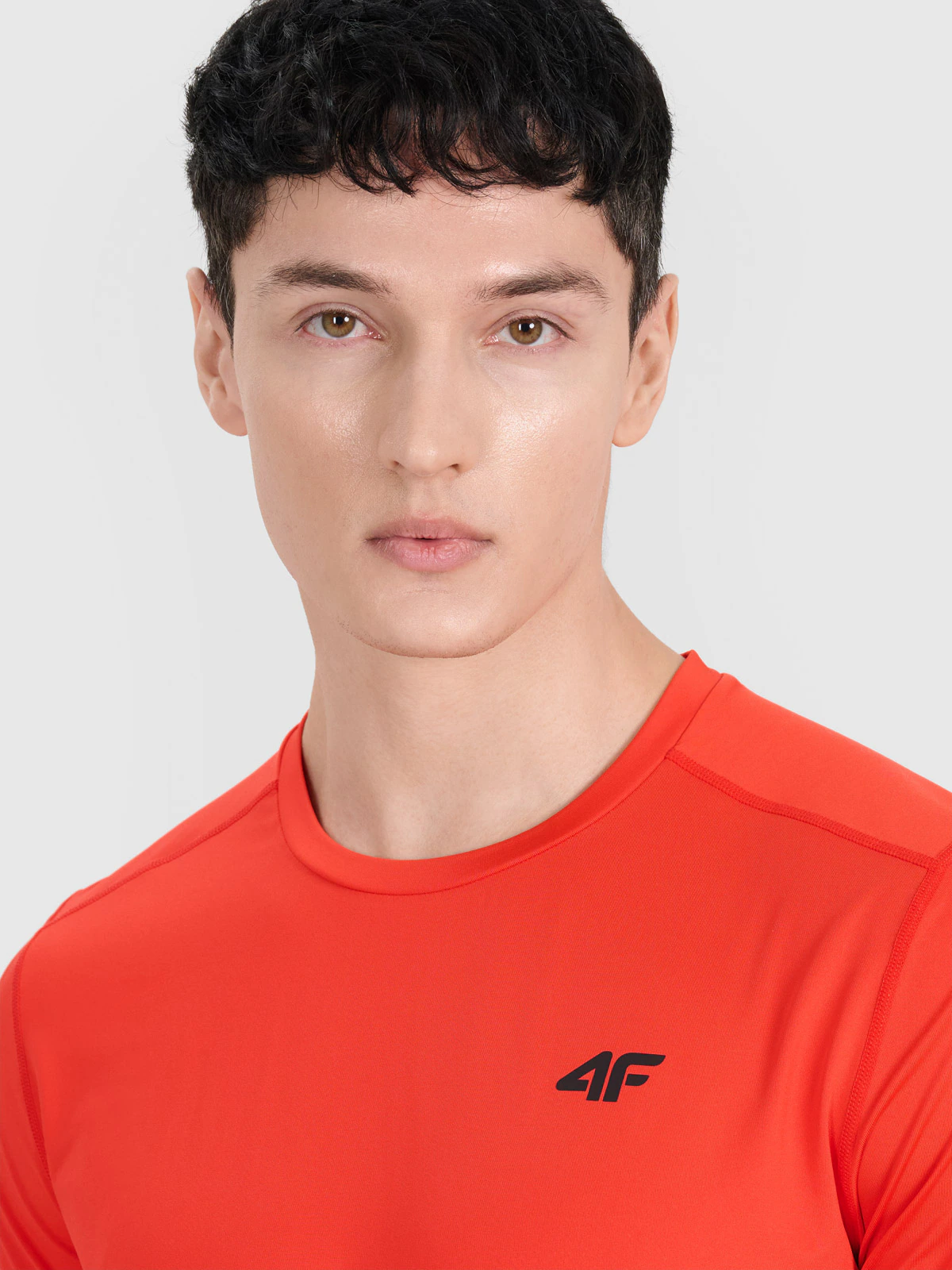 Koszulka treningowa szybkoschnąca męska - turkusowa