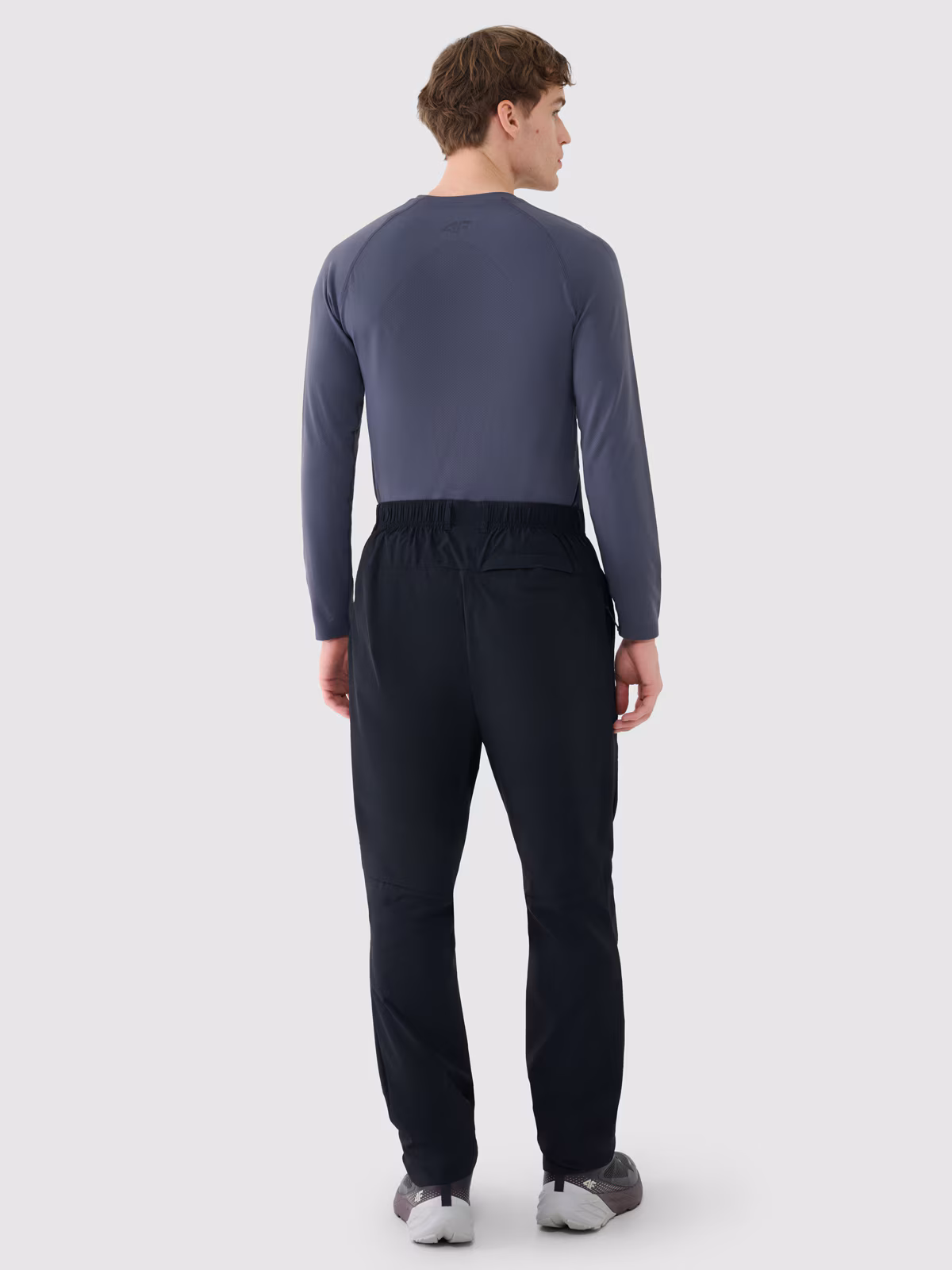 Spodnie trekkingowe szybkoschnące męskie - czarne