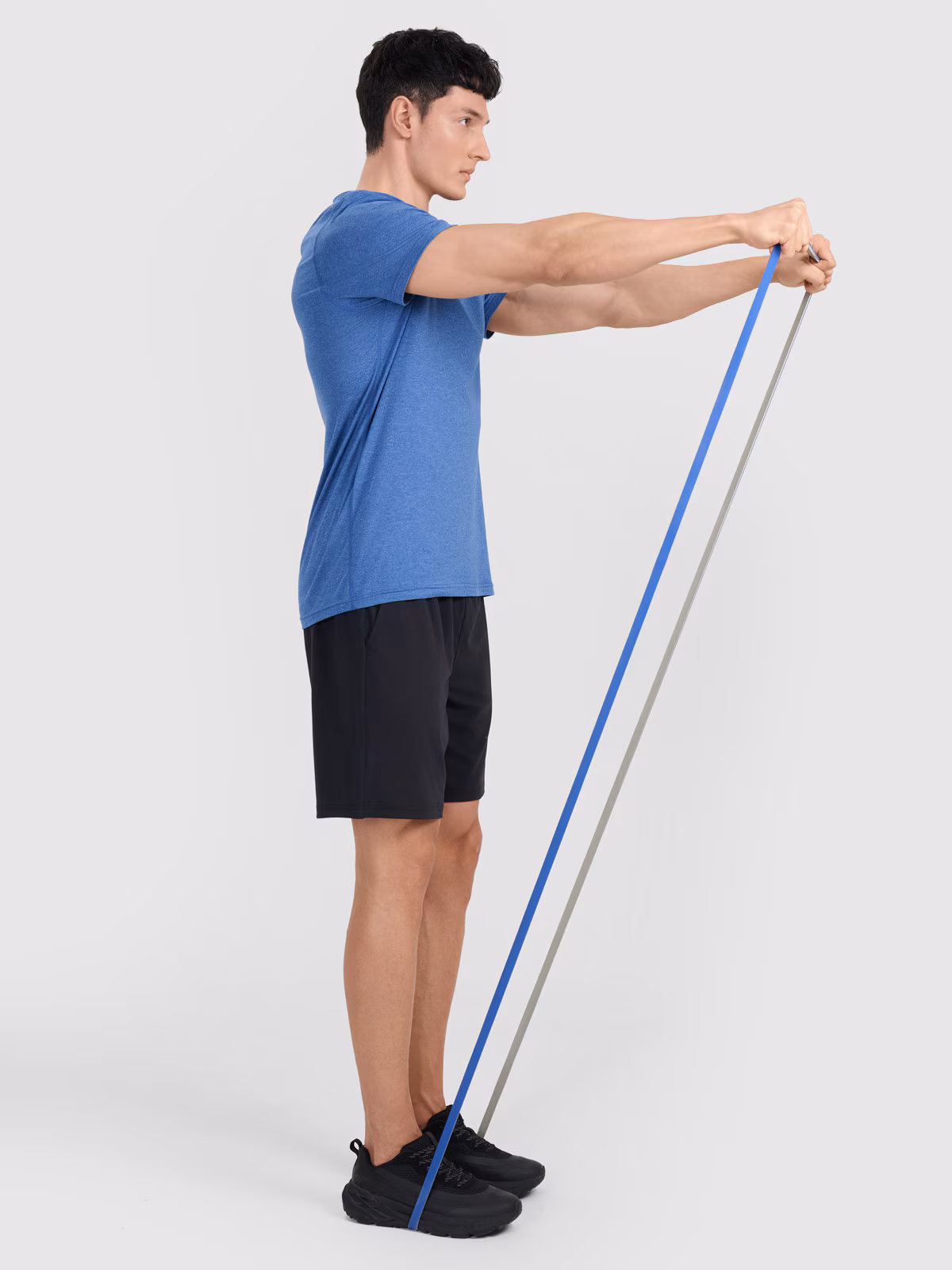 Spodenki treningowe szybkoschnące męskie - szare