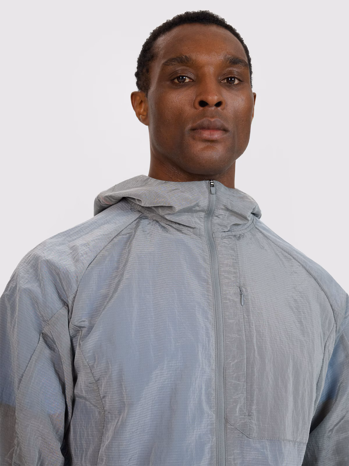 Kurtka do biegania Ultralight męska - szara