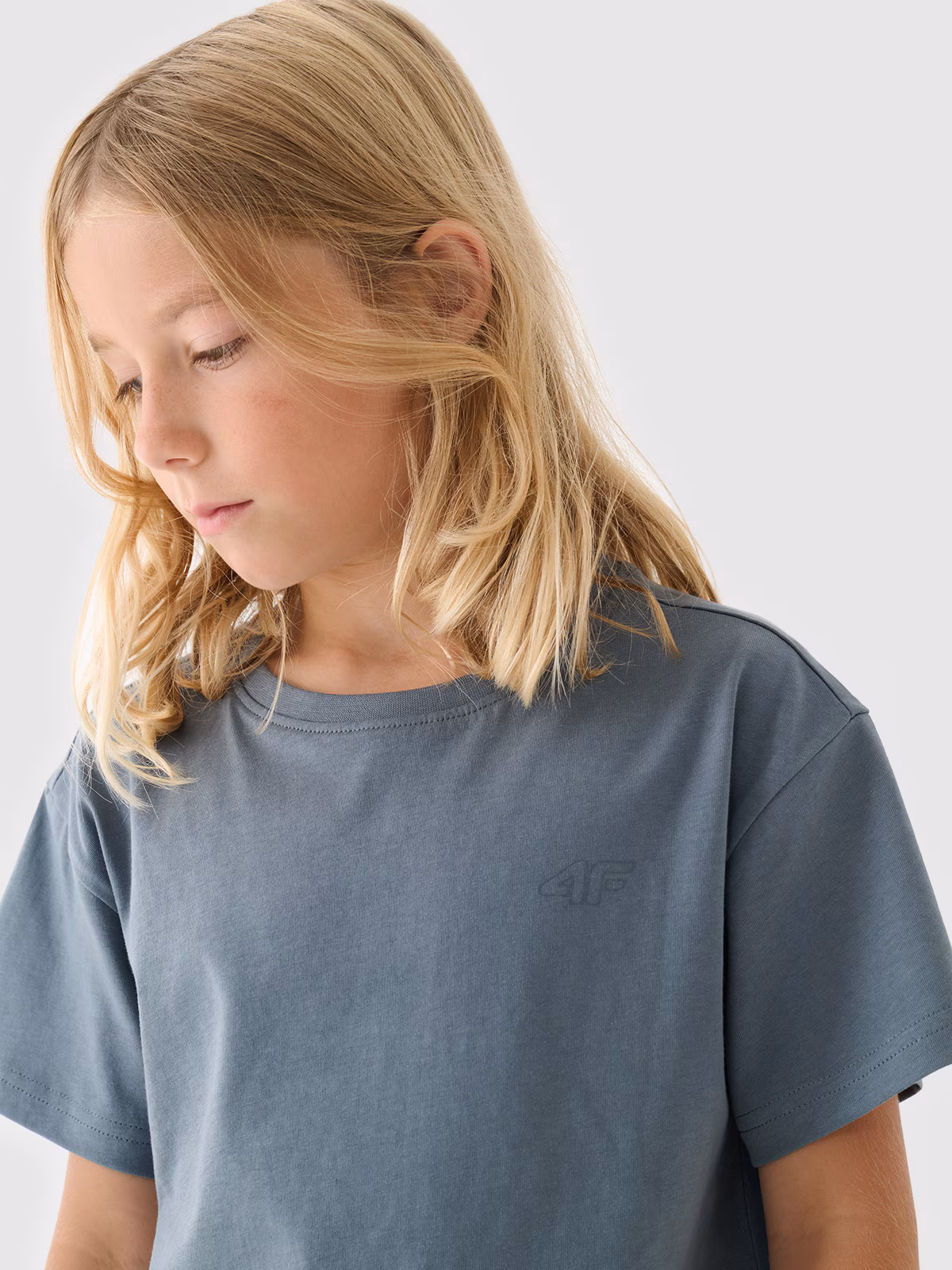 T-shirt gładki (2-pack) dziecięcy - multikolor