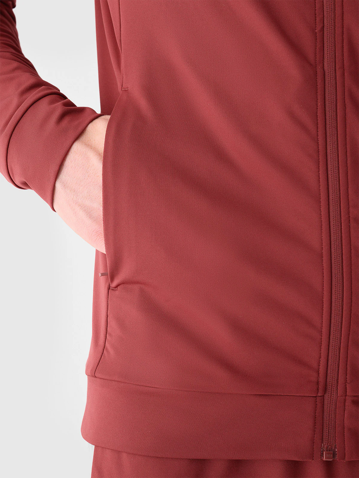 Bluza treningowa szybkoschnąca męska - czerwona