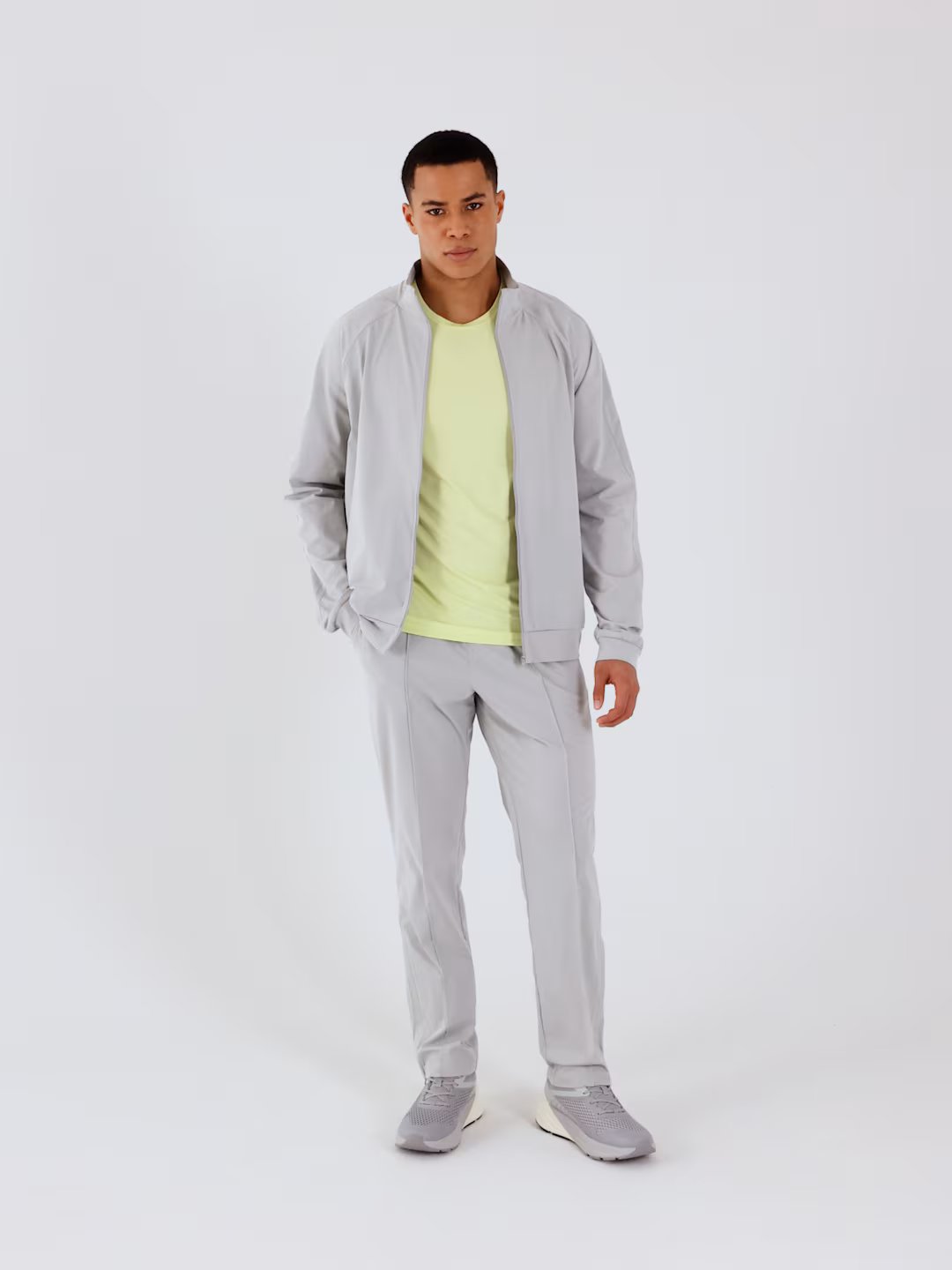 Spodnie treningowe szybkoschnące męskie - czarne