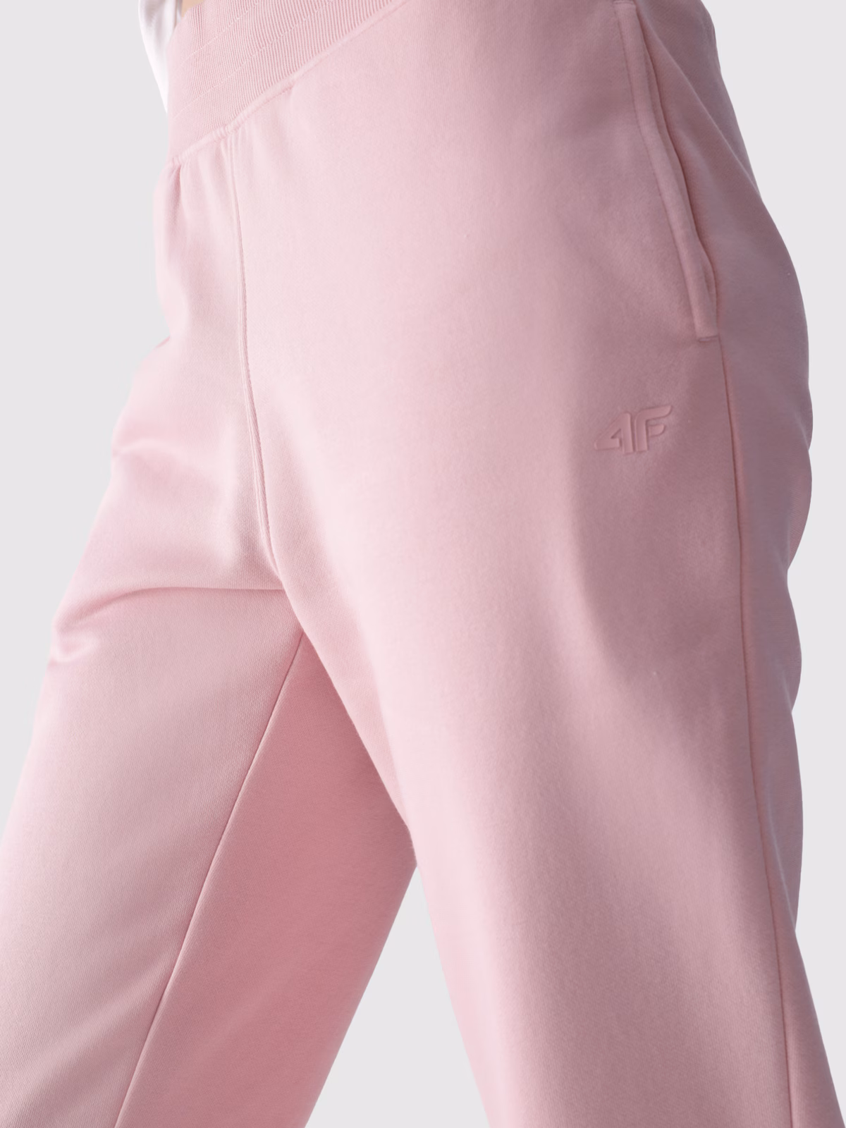 Spodnie dresowe joggery damskie - szare