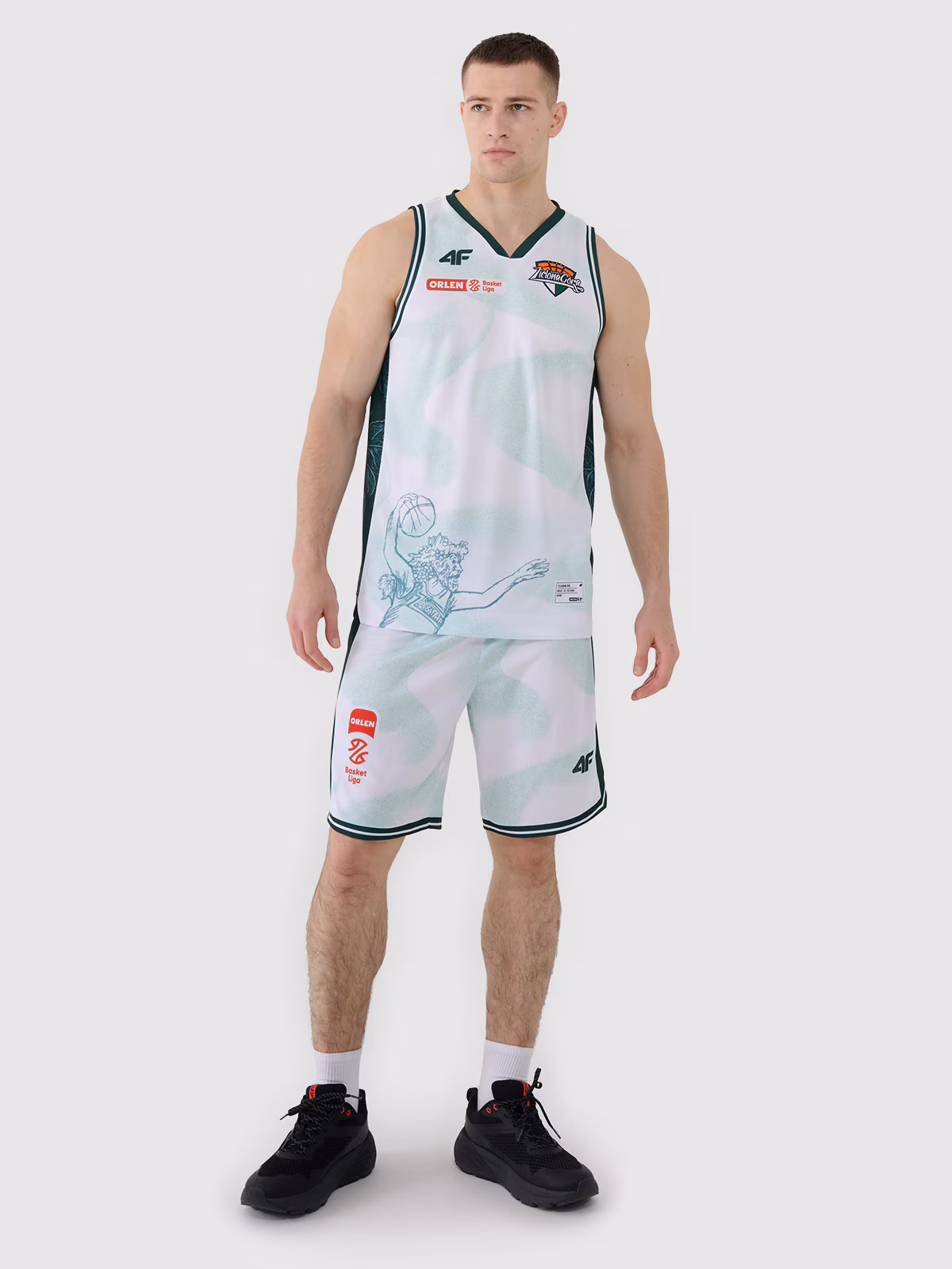 Koszulka meczowa replika domowa z sezonu 2024/25 męska 4F x PLK - Zastal Zielona Góra - multikolor