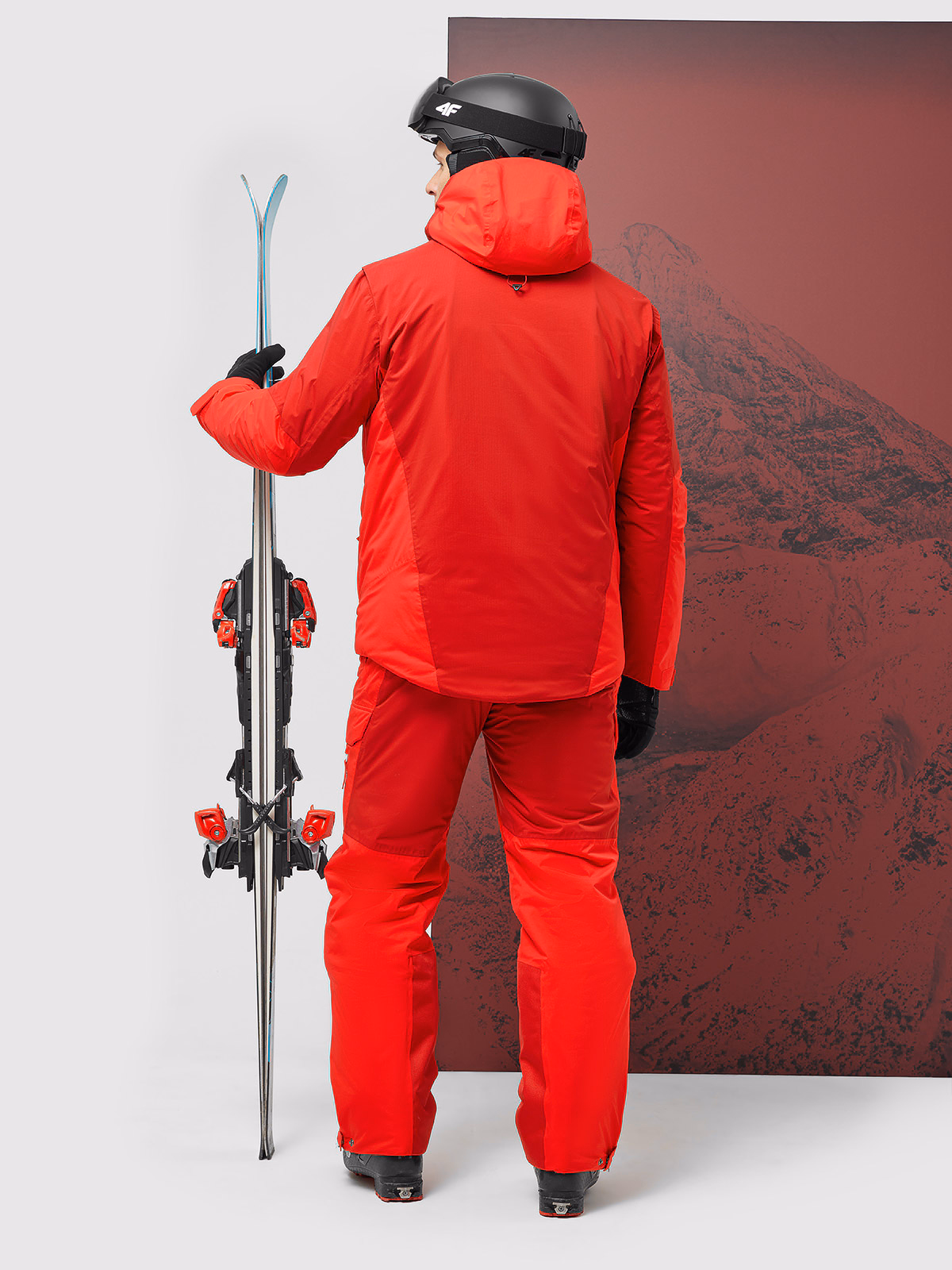 Kurtka narciarska membrana Dermizax 20000 męska - czerwona