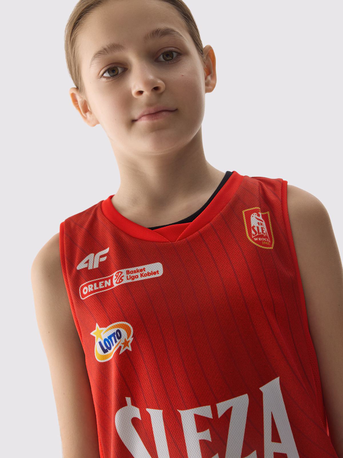 Tank top replika domowy z sezonu 2023/24 dziecięcy 4F x 1KS Ślęza Wrocław - multikolor