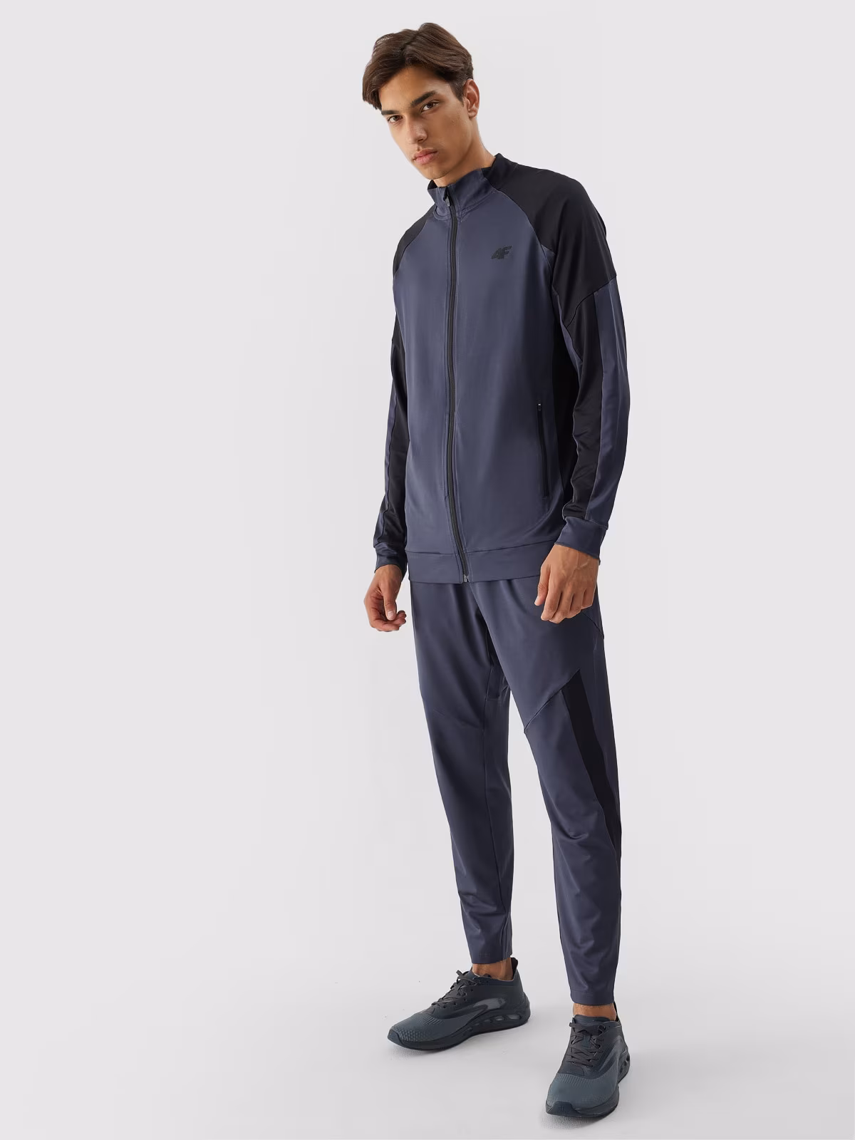 Spodnie treningowe szybkoschnące męskie - szare