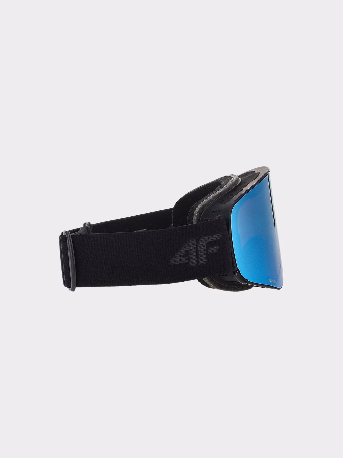 Gogle narciarskie z multibarwną powłoką i polaryzacją uniseks - czarne