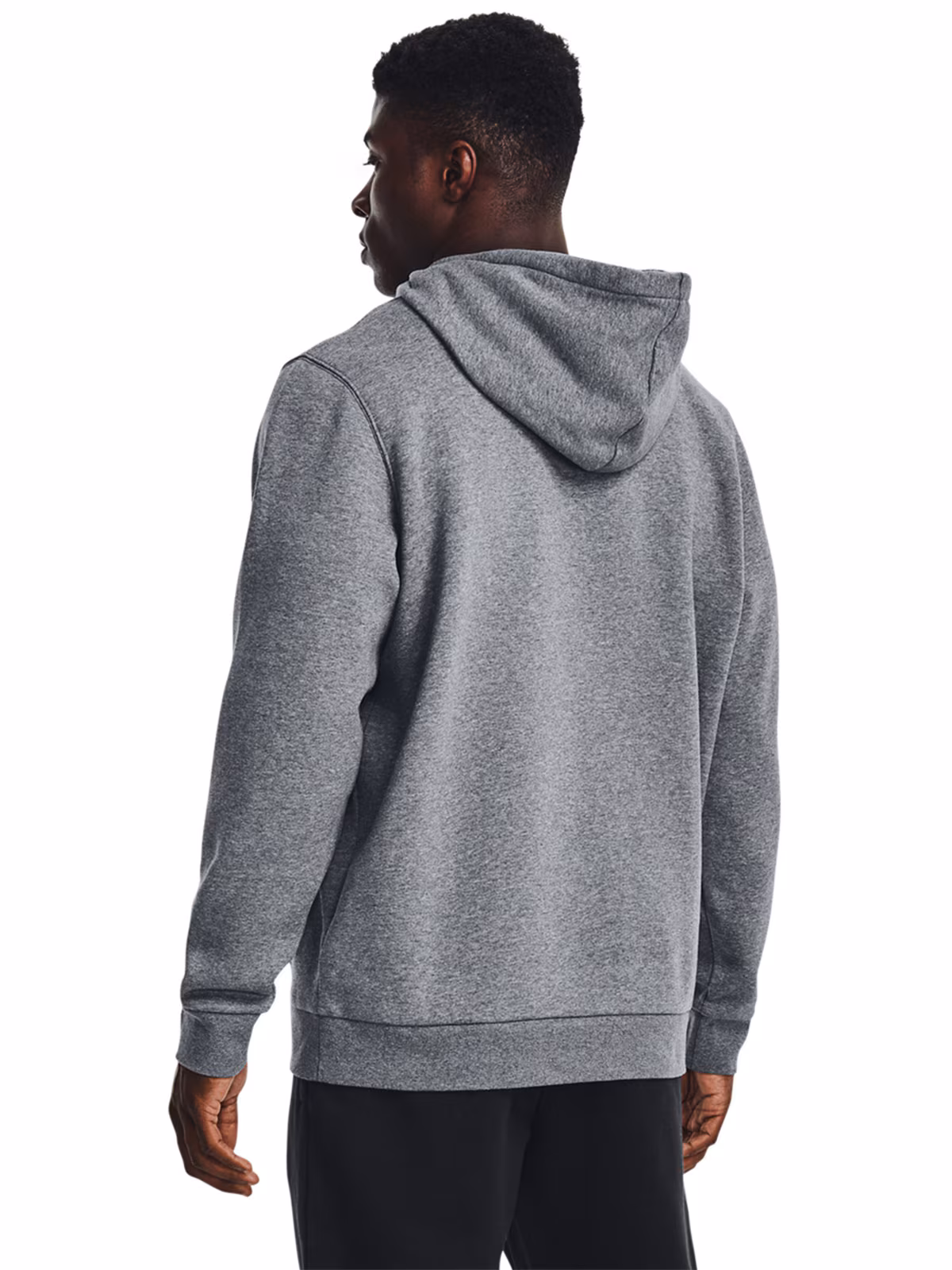 Bluza dresowa nierozpinana z kapturem męska Under Armour UA Icon Fleece Hoodie - szara