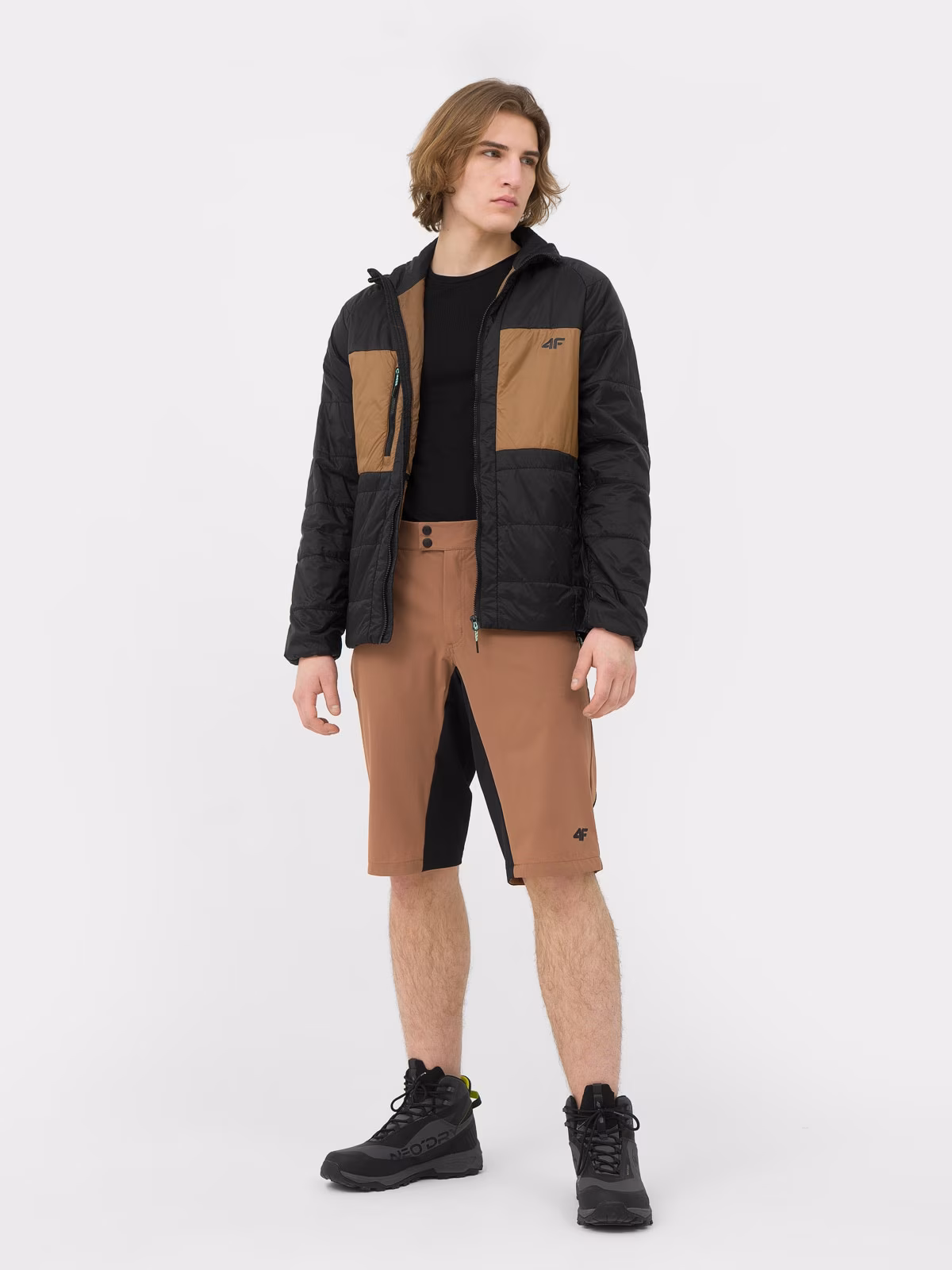 Kurtka trekkingowa puchowa z wypełnieniem z recyklingu PrimaLoft® Black Eco męska