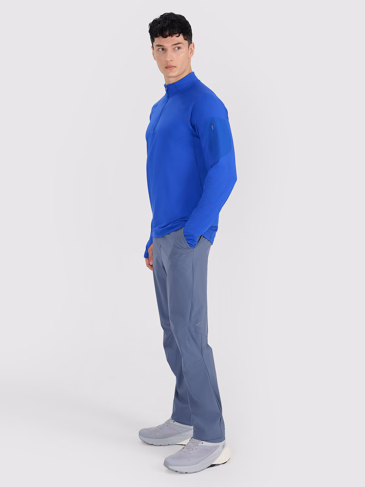 Spodnie trekkingowe szybkoschnące męskie - czarne