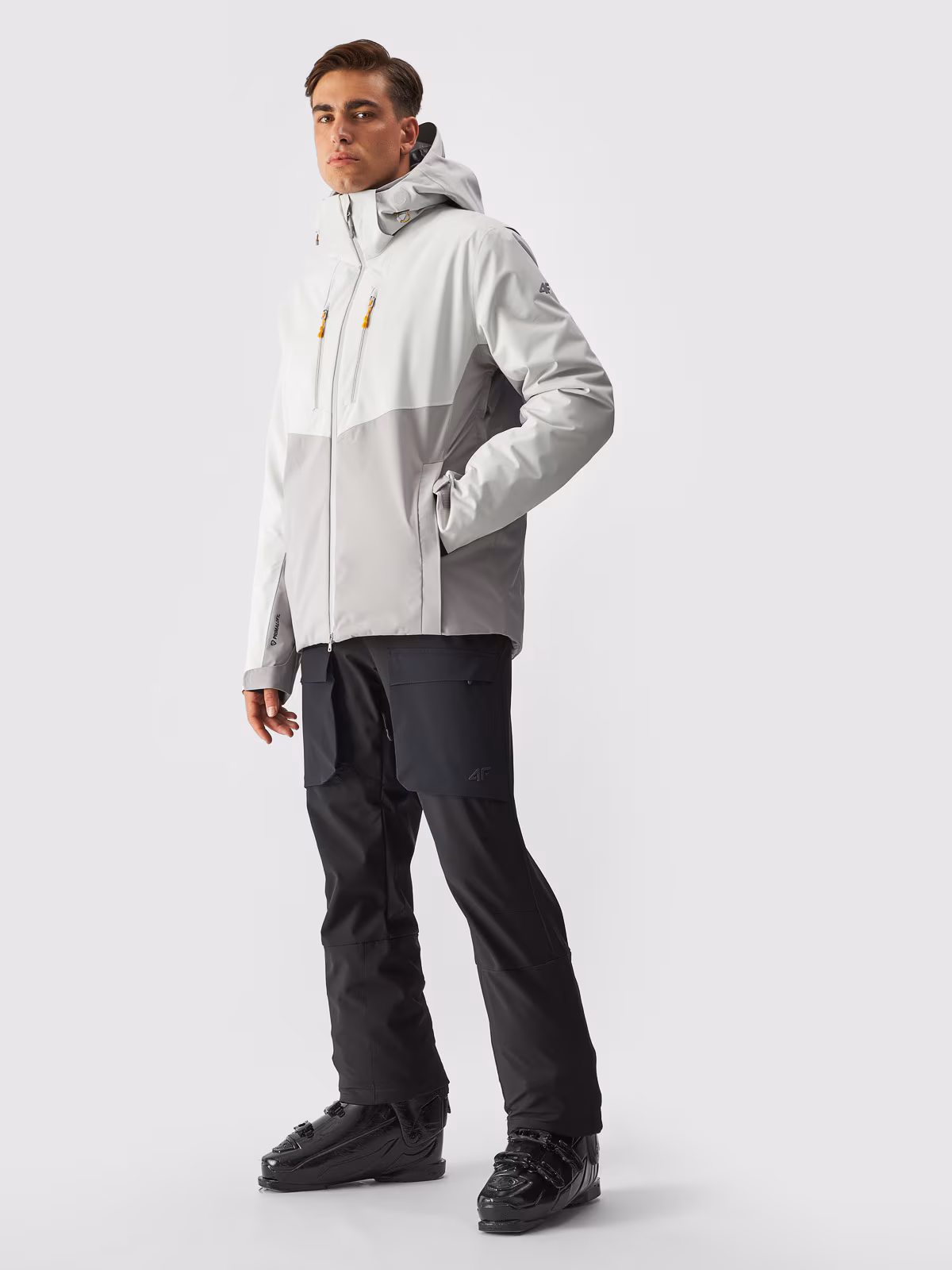 Kurtka narciarska membrana Dermizax 20000 męska - szara