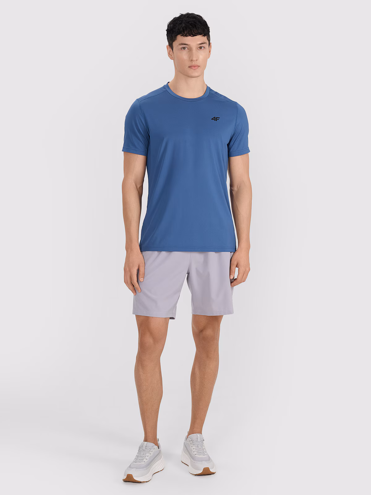 Koszulka treningowa szybkoschnąca męska - turkusowa