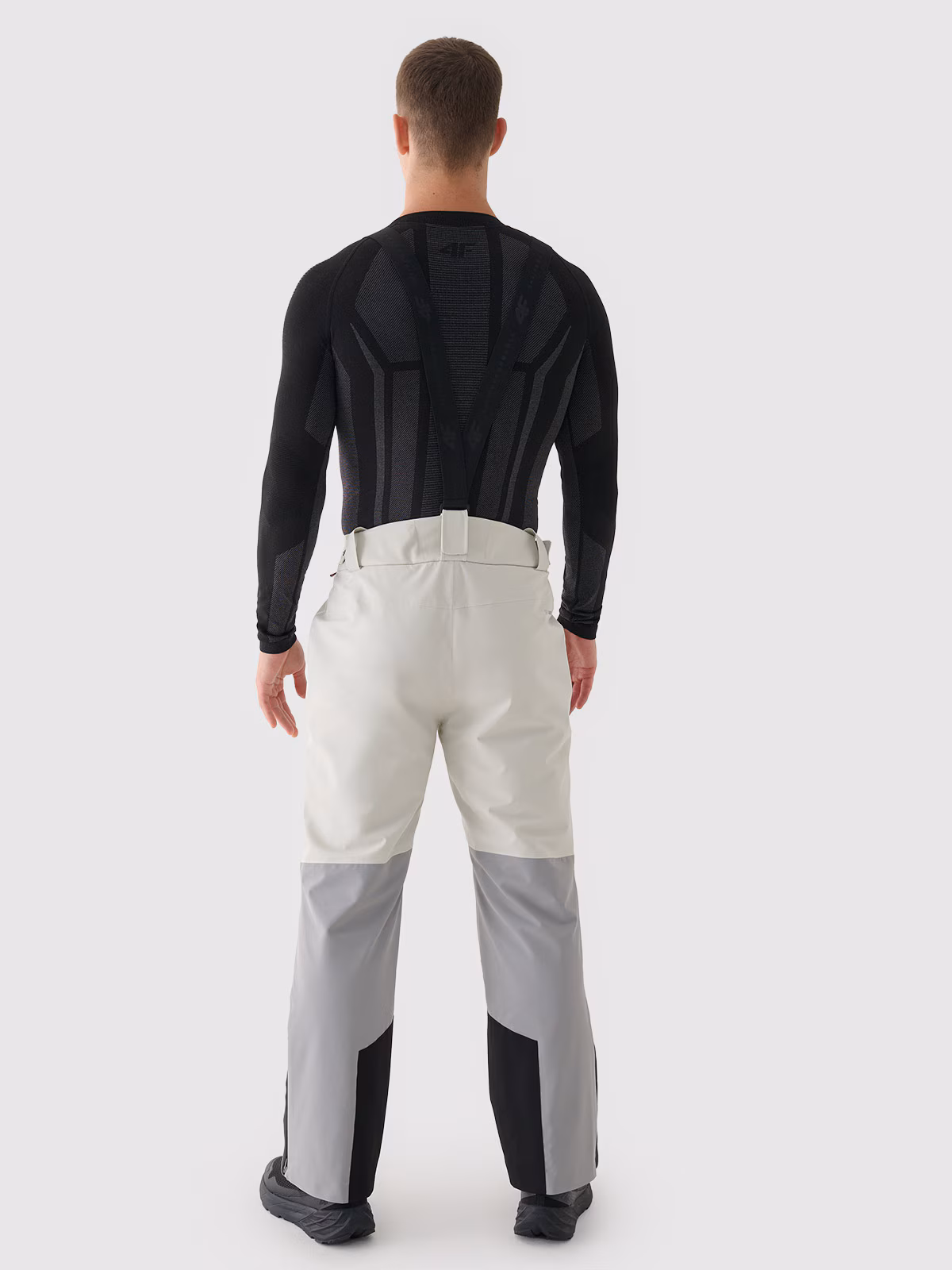 Spodnie narciarskie membrana Dermizax 20000 męskie - czarne