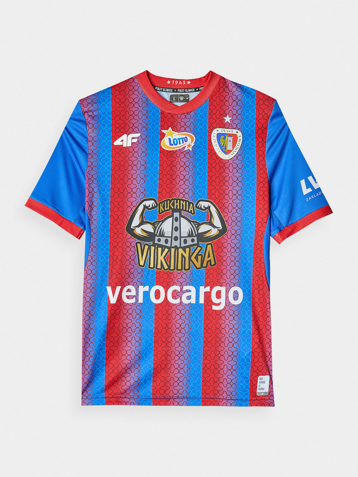 Koszulka klubowa wyjazdowa z sezonu 2024/25 męska 4F x Piast Gliwice - multikolor