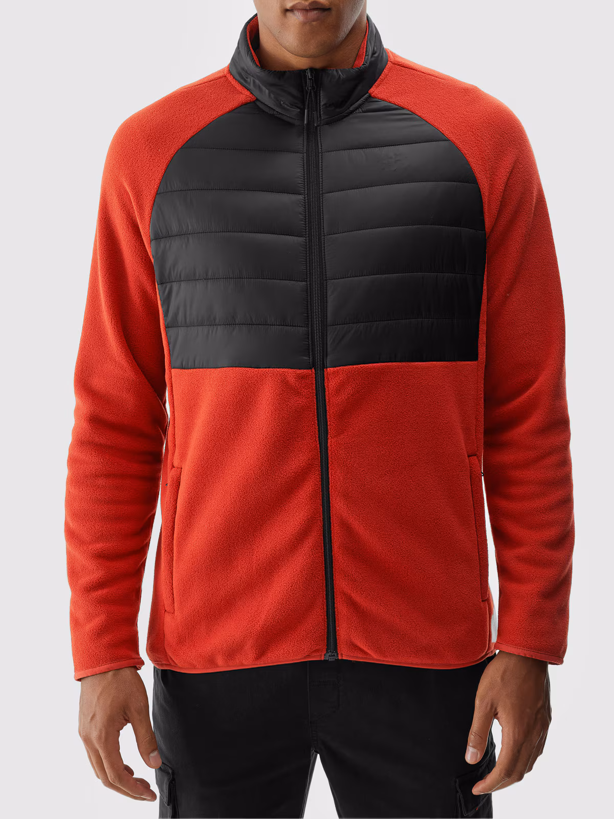 Polar ze stójką regular męski - czarny