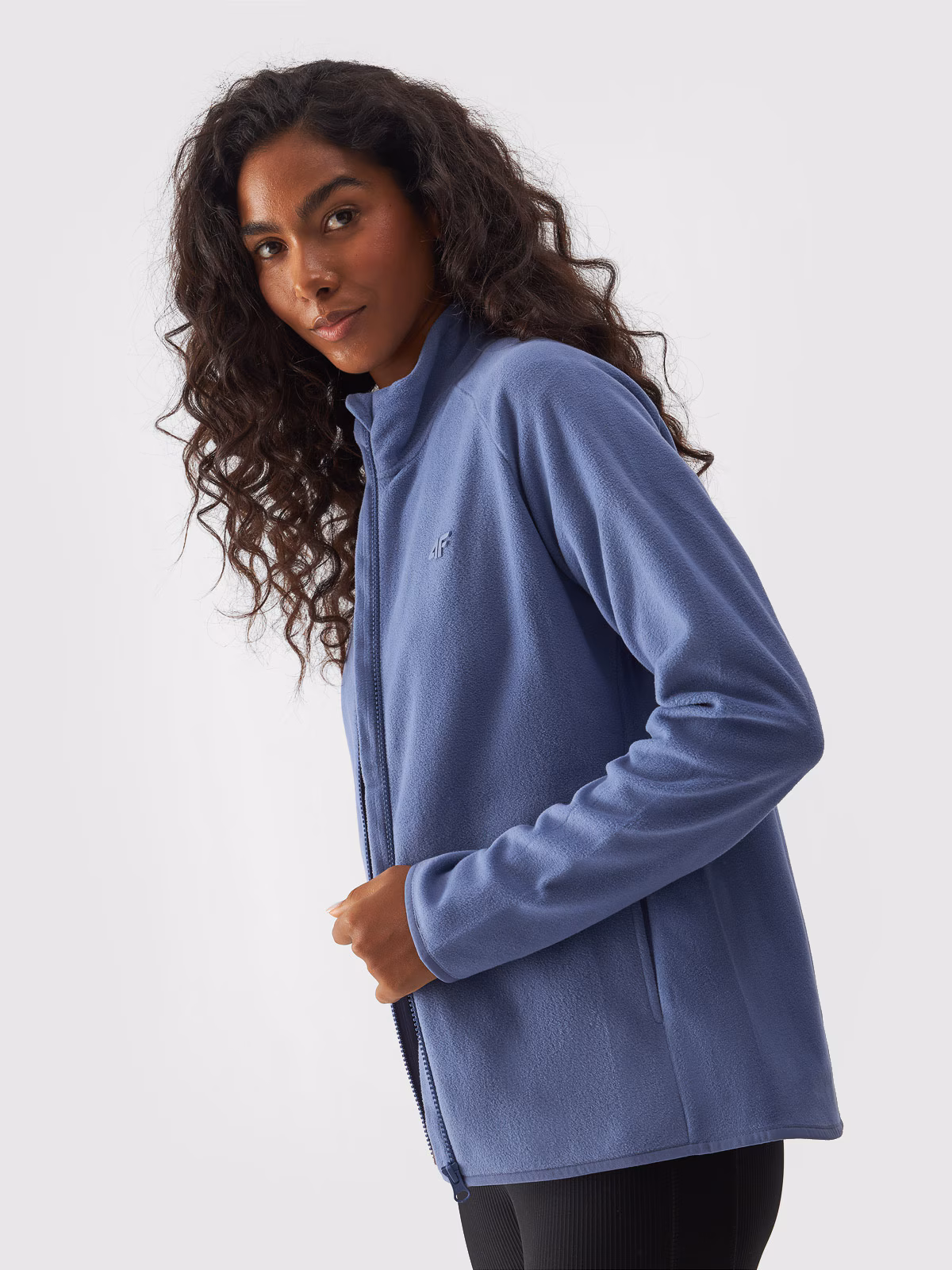 Polar ze stójką regular damski - czarny