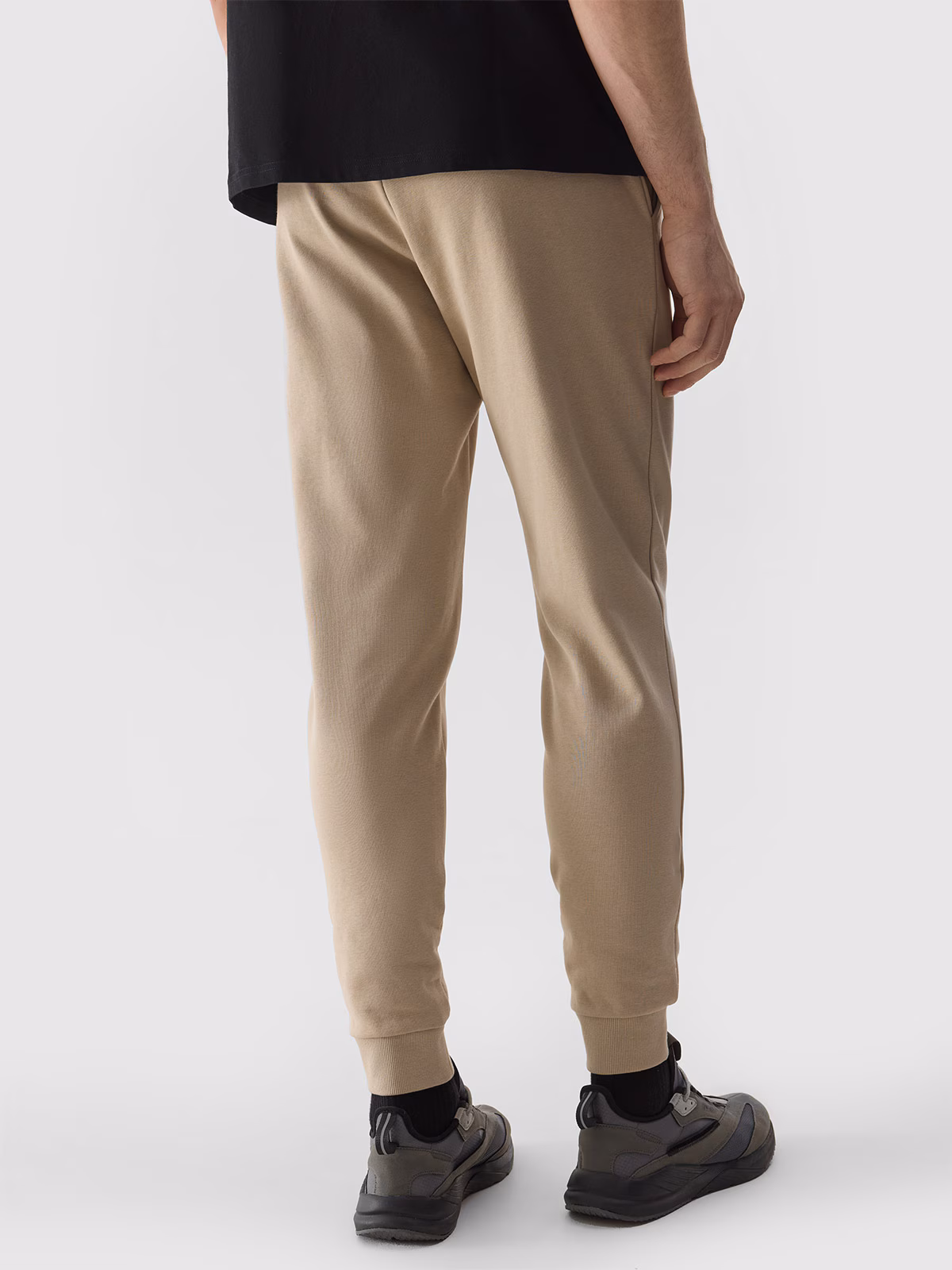 Spodnie dresowe joggery męskie - niebieskie