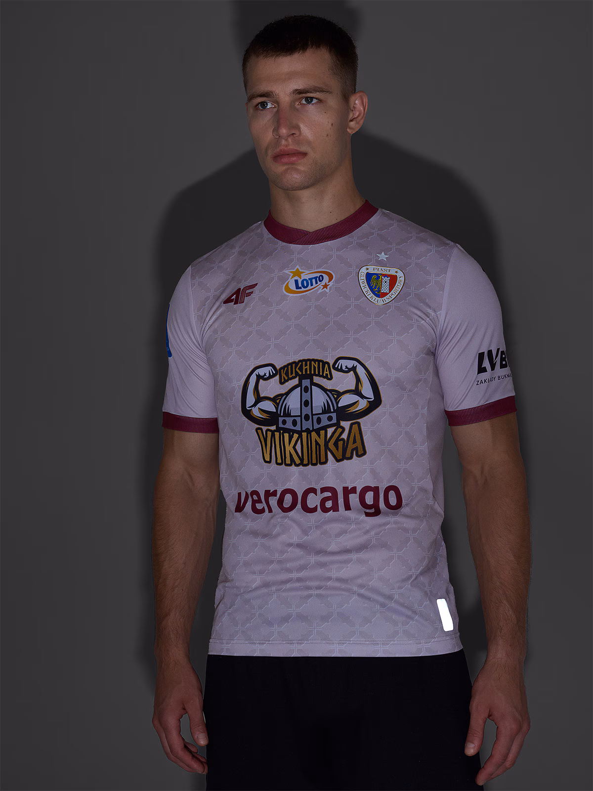 Koszulka klubowa wyjazdowa z sezonu 2024/25 męska 4F x Piast Gliwice - multikolor