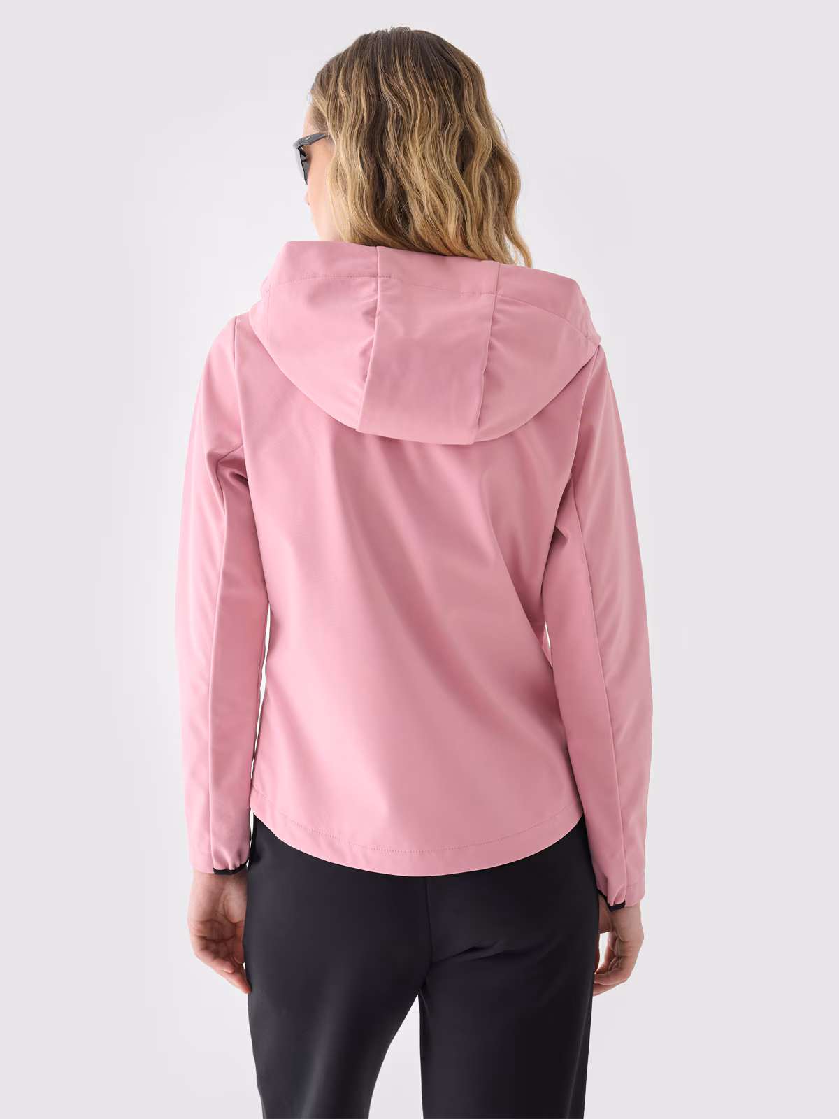 Kurtka softshell wiatroodporna membrana 5000 damska - różowa