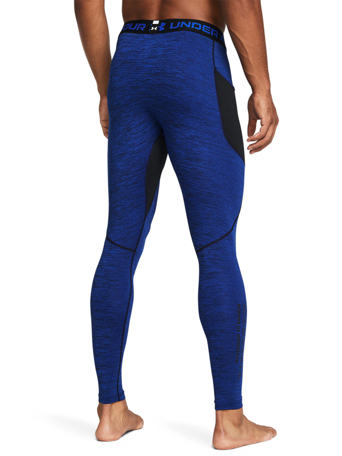 Legginsy treningowe męskie Under Armour UA CG Armour Twist Lgs - khaki