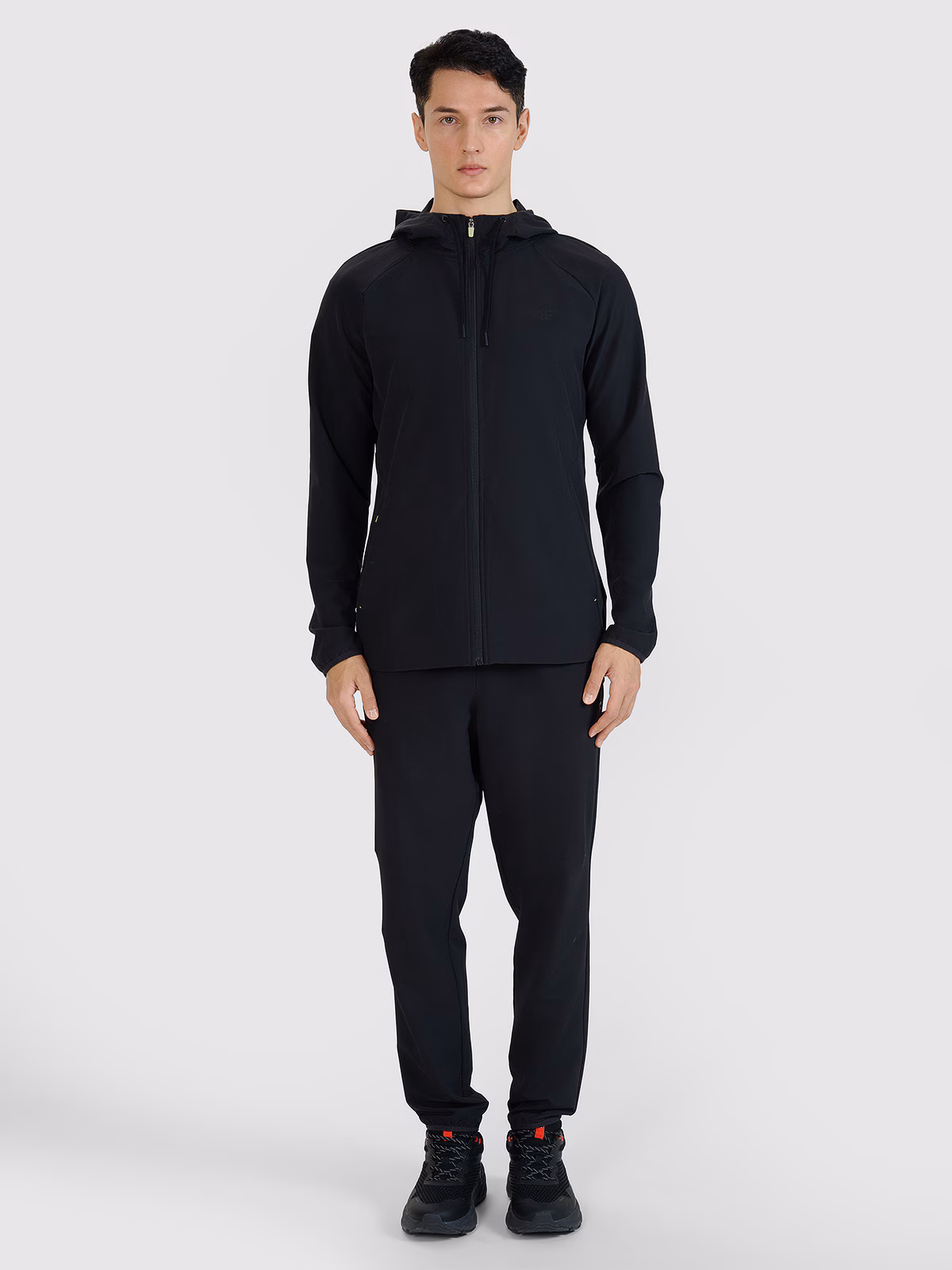 Bluza treningowa regular szybkoschnąca męska - brązowa