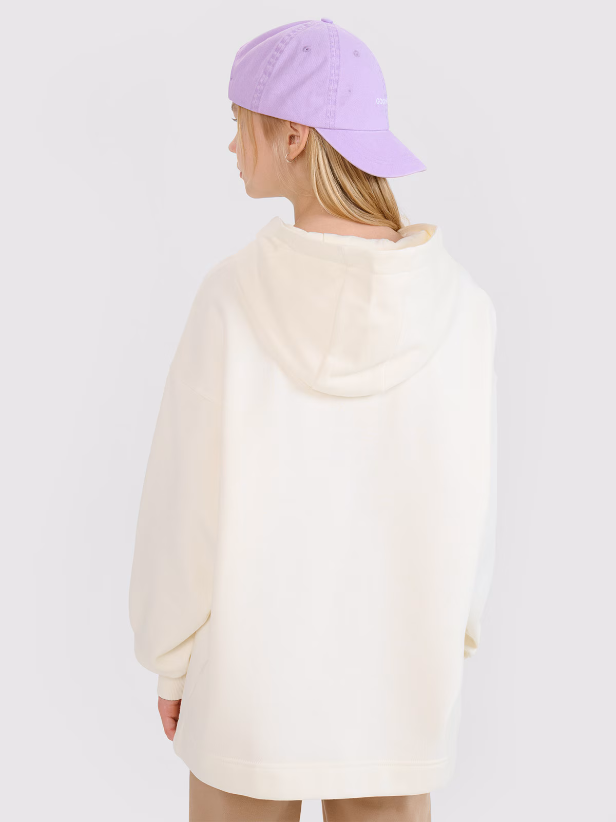 Bluza dresowa nierozpinana z kapturem dziewczęca - czerwona