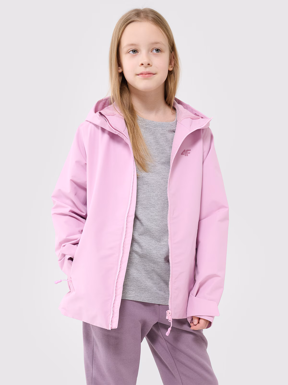 Kurtka przejściowa membrana 5000 dziecięca - czarna