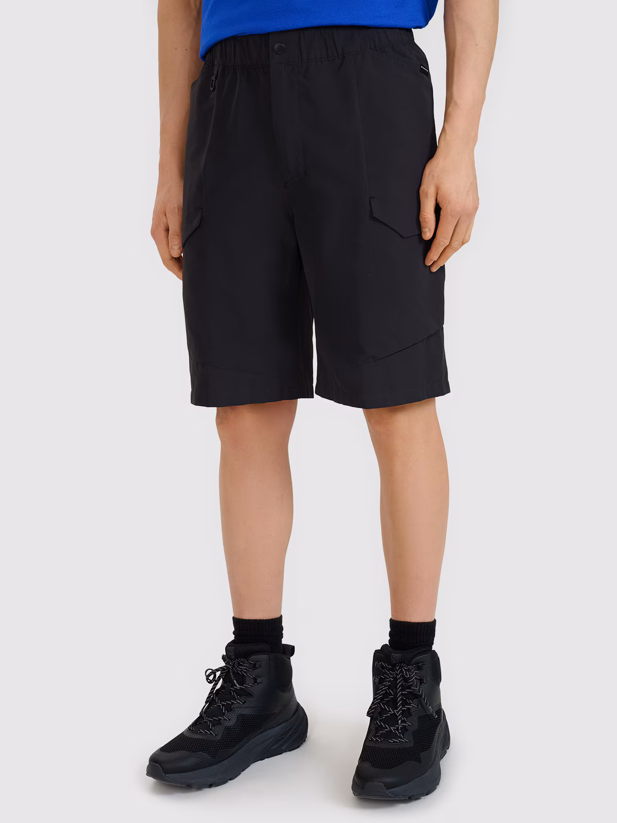 Spodenki casual męskie - czarne