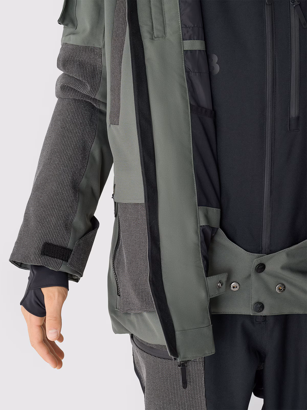 Kurtka snowboardowa membrana 10000 męska - biała