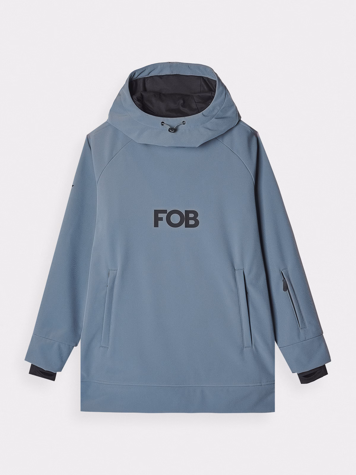 Bluza snowboardowa z softshellu membrana 5000 damska - oliwkowa/khaki