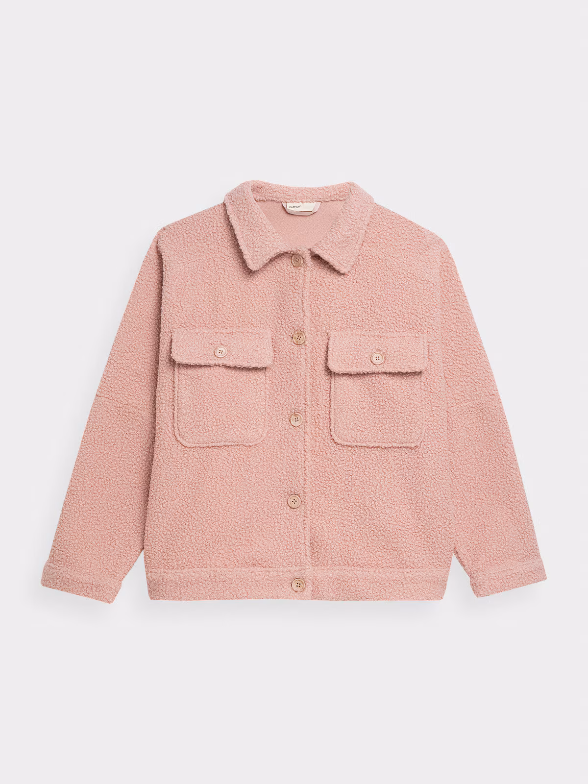 Kurtka przejściowa koszulowa damska Outhorn - fioletowa